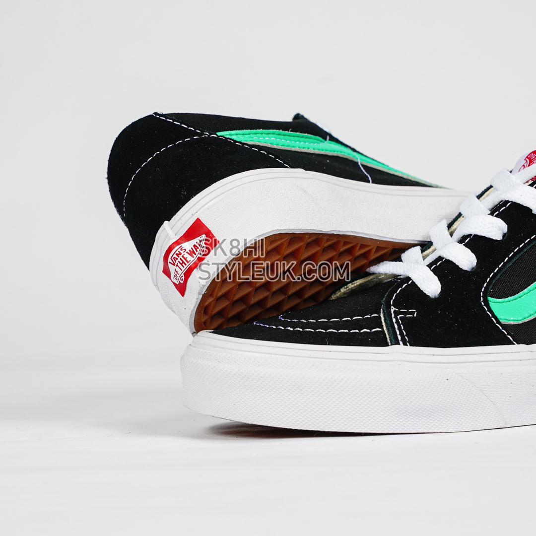 Vans Skate Sk8-Low Mens Womens - Black/Waterfall VN0A3WM34FV-1 Shoes