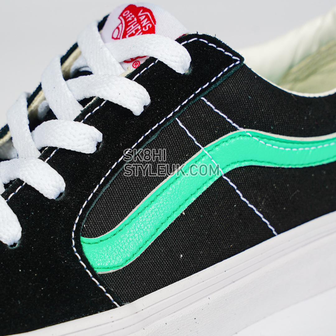 Vans Skate Sk8-Low Mens Womens - Black/Waterfall VN0A3WM34FV-1 Shoes