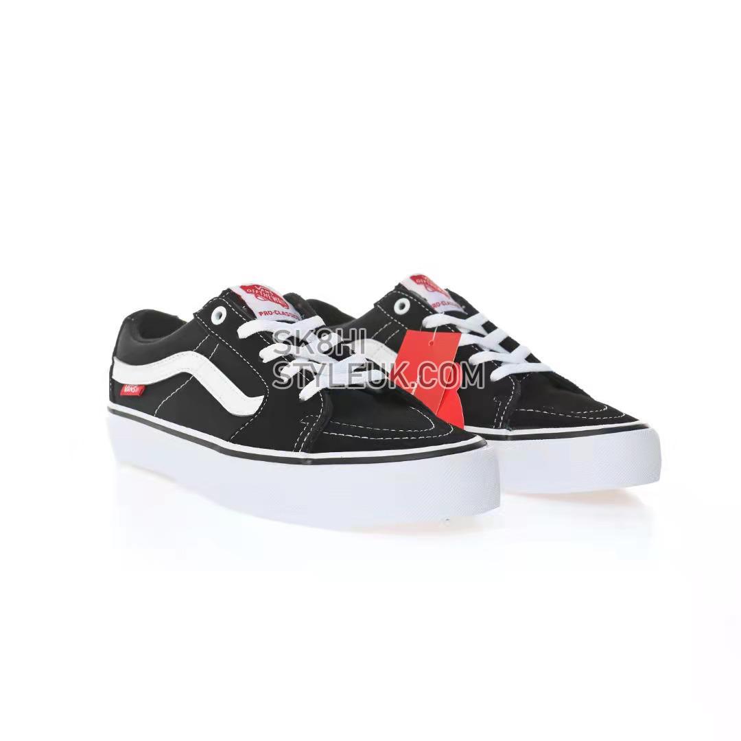 Vans Sk8-Low Pro Mens Womens - Black/White VN0A4U3EY28 Shoes