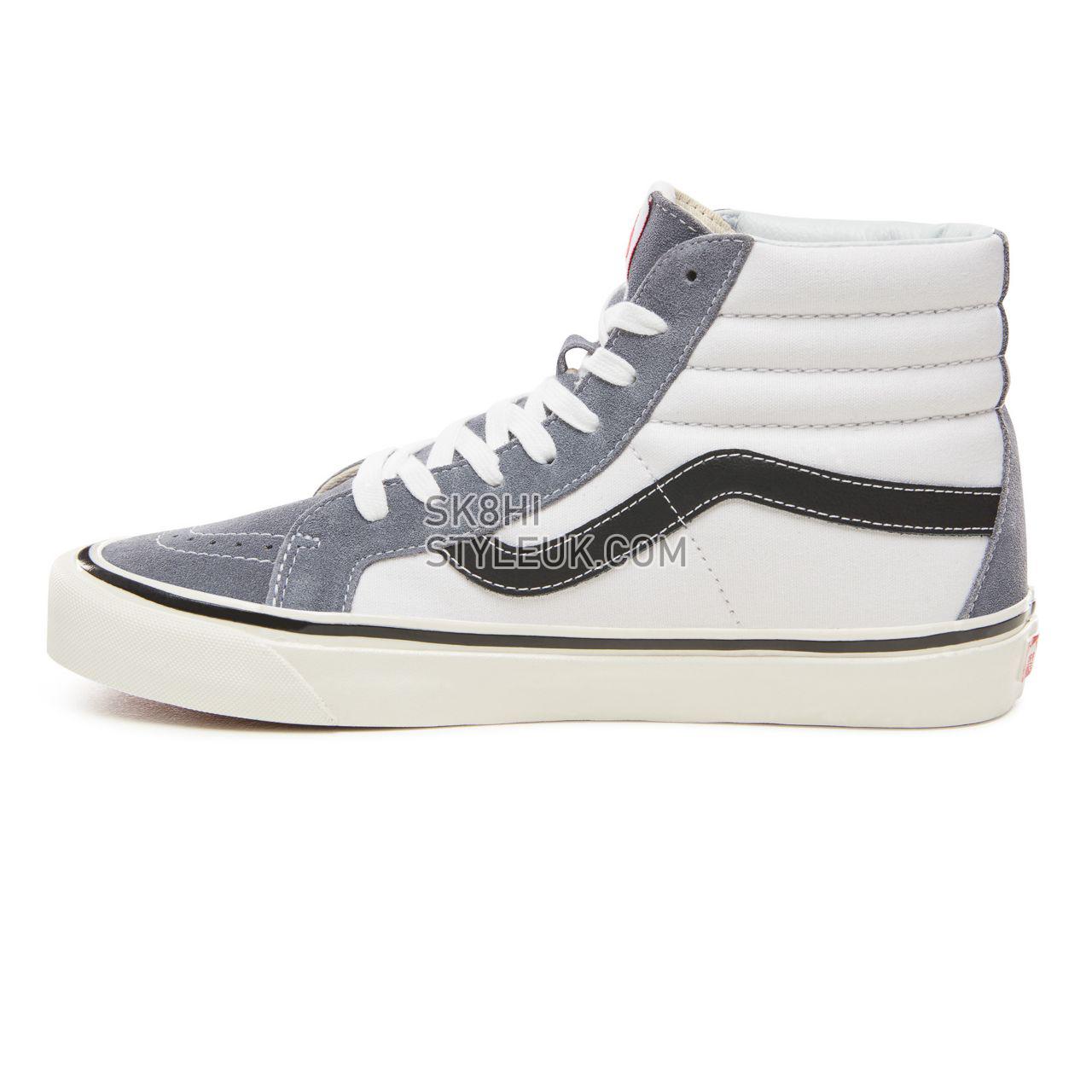 Vans Anaheim Factory Sk8-Hi 38 Dx Classic Mens Womens - (Anaheim Factory) Og Dark Gray/Og White VN0A38GFUQ1 Shoes