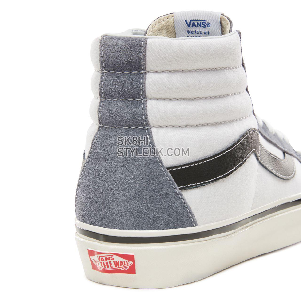 Vans Anaheim Factory Sk8-Hi 38 Dx Classic Mens Womens - (Anaheim Factory) Og Dark Gray/Og White VN0A38GFUQ1 Shoes