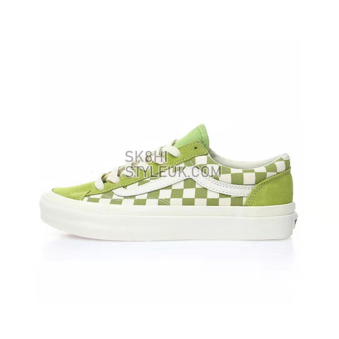 Vans Style 36 Checkerboard Mens Womens - Dark Citron/Green/White VN0A3DZ3986 Shoes