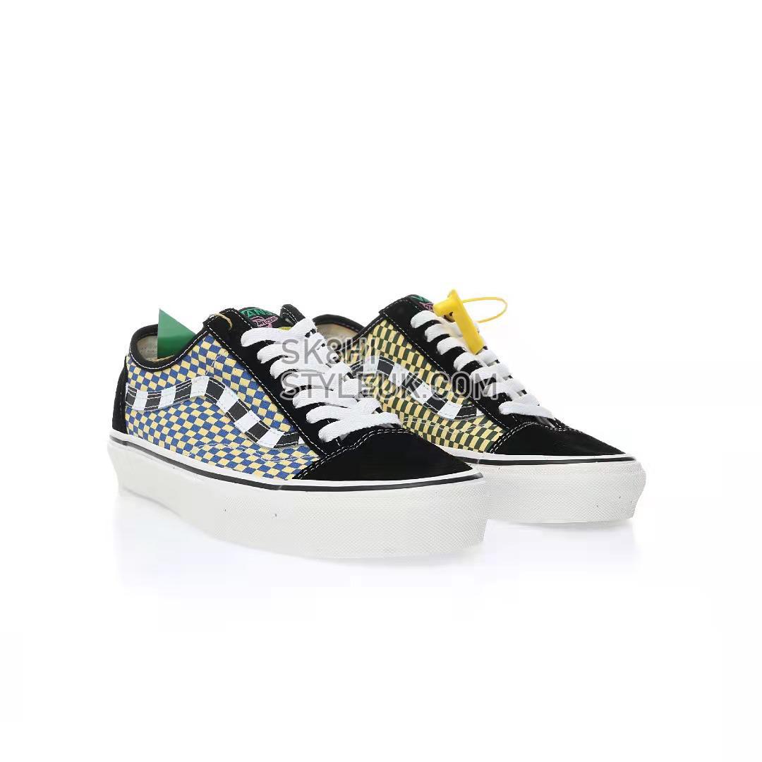 Vans x Mami Wata Style 36 Decon VR3 SF Mens Womens - Black/White/Yellow/Blue/Green VN0007R2CRM Shoes