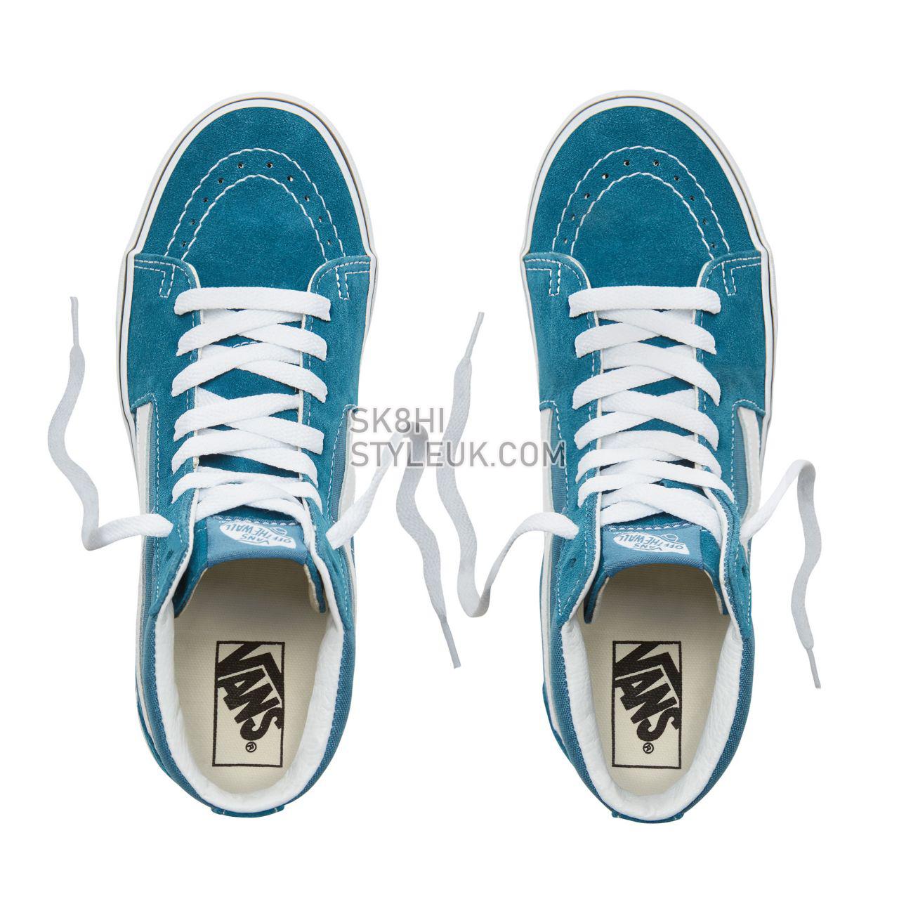 Vans Color Theory Sk8-Hi Classic (Unisex) Mens Womens - Corsair/True White VA38GEU60 Shoes