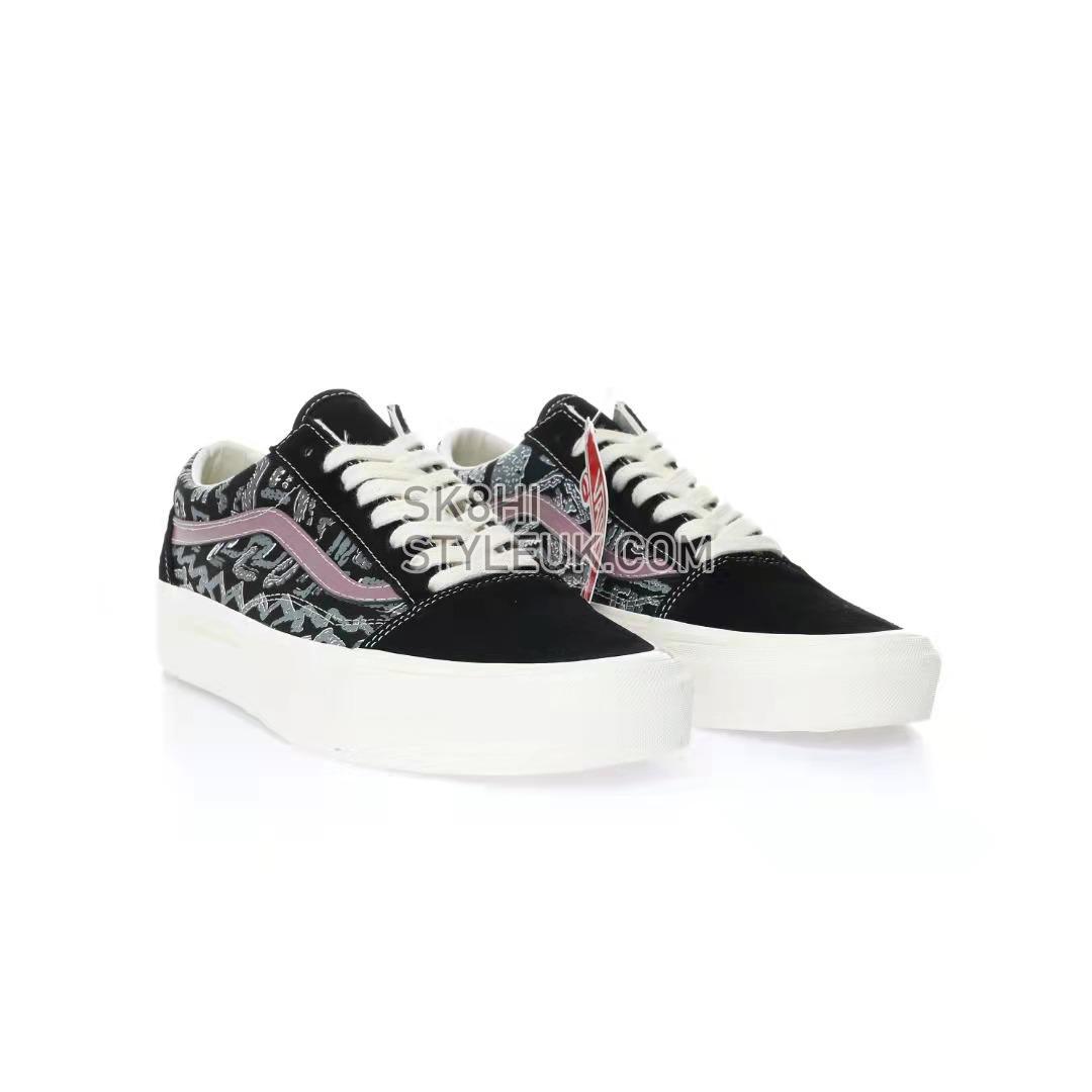 Vans Vault OG Old Skool LX Mens Womens - Aztec/Black/Purple VN0A4P3X92M Shoes