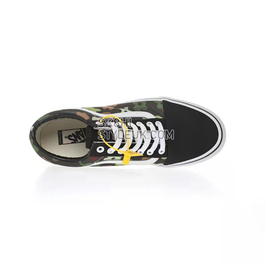 Vans Old Skool Woodland Camo Flower Mens Womens - Black/Green VN0A38G1NRA-1 Shoes