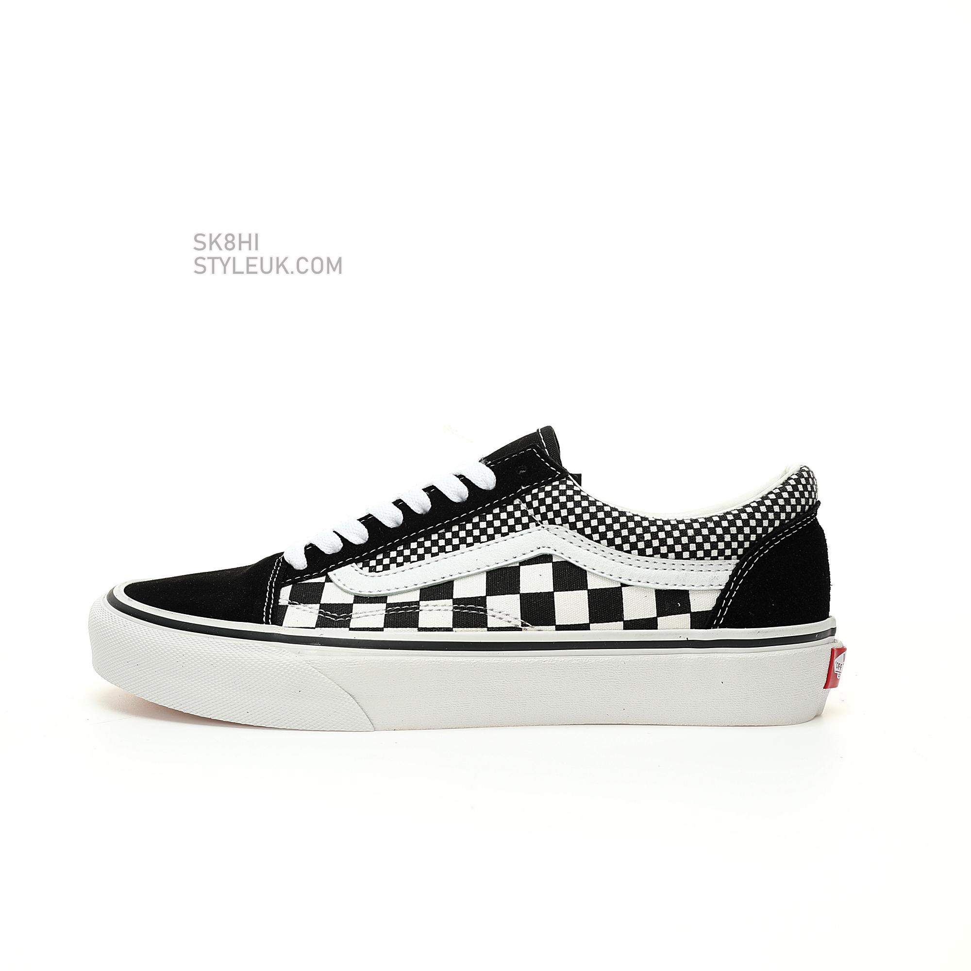 Vans Old Skool Mix Checker Mens Womens - Black/True White VN0A38G1Q9B Shoes