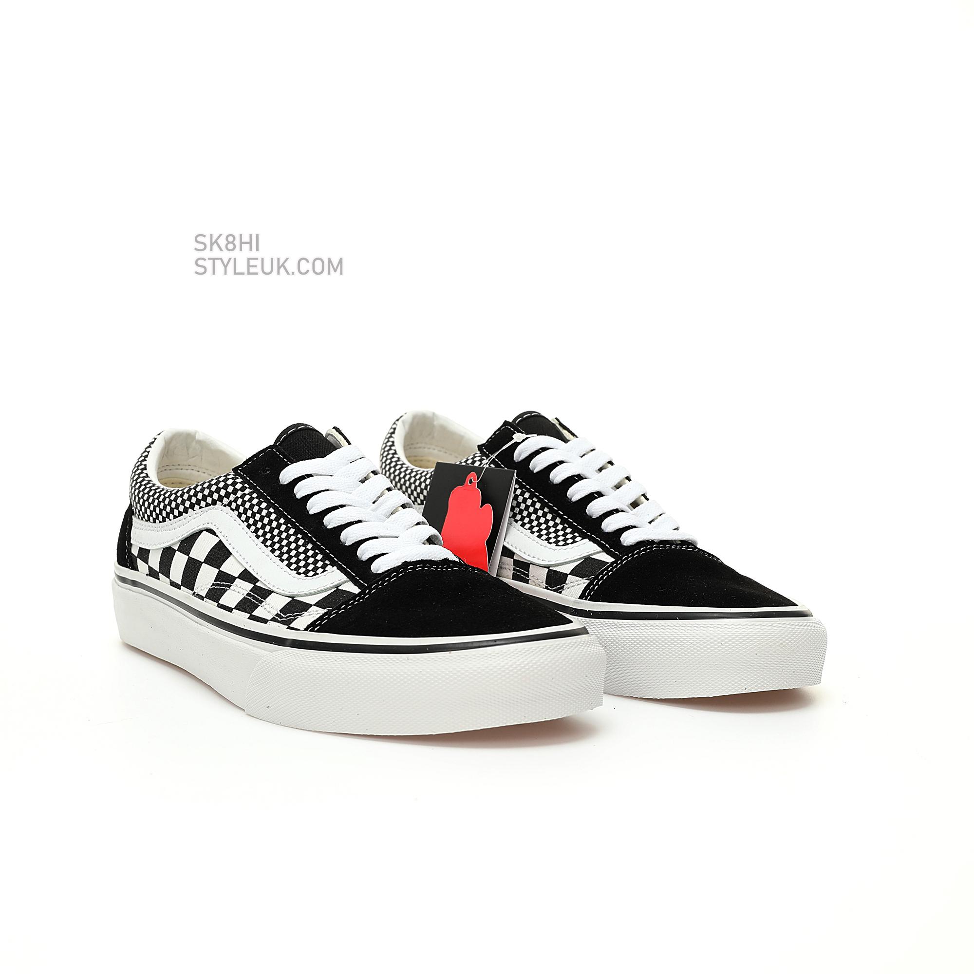 Vans Old Skool Mix Checker Mens Womens - Black/True White VN0A38G1Q9B Shoes