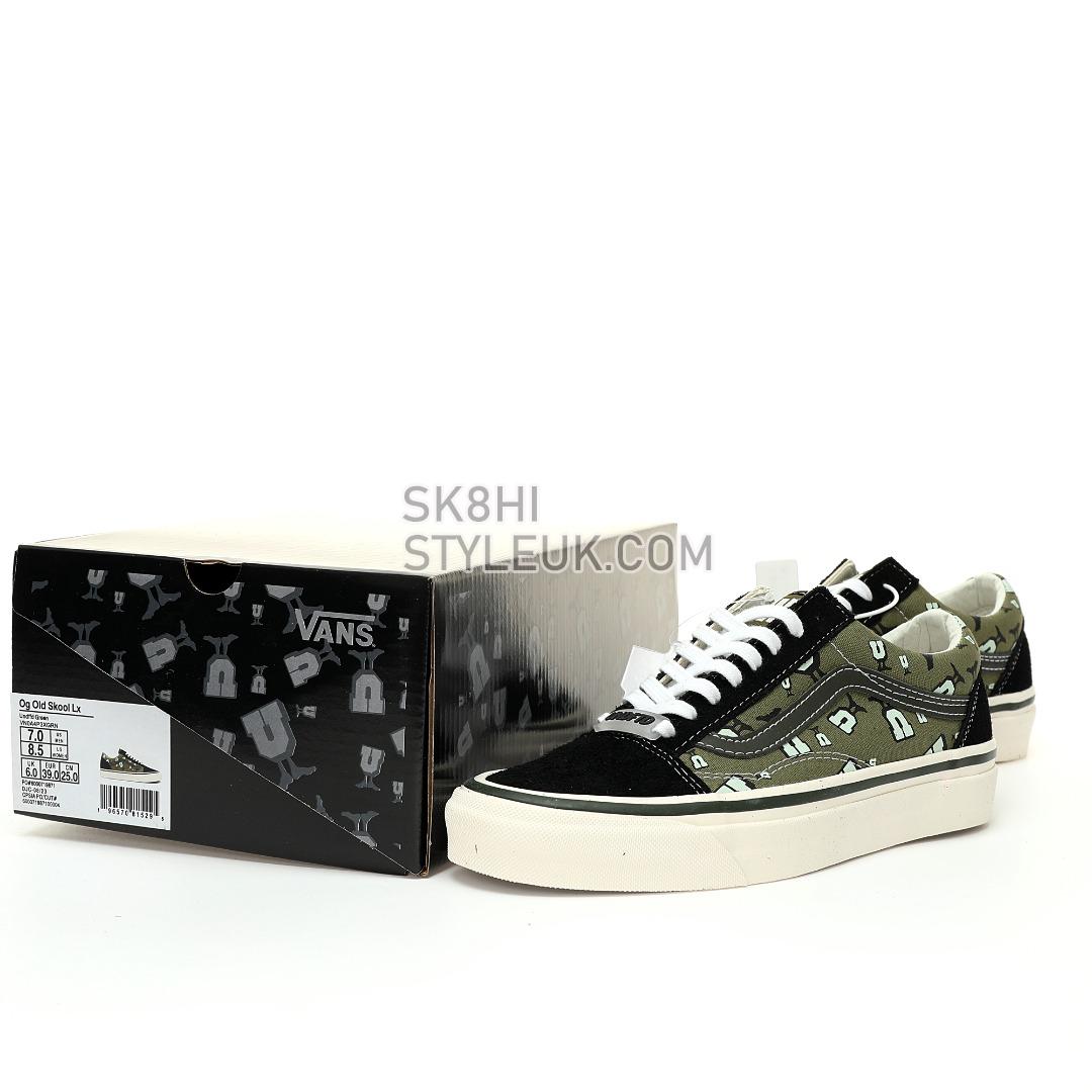 Undefeated x Vault by Vans Og Old Skool Lx Mens Womens - U-Man - Grasshopper/Green VN0A4P3XGRN Shoes