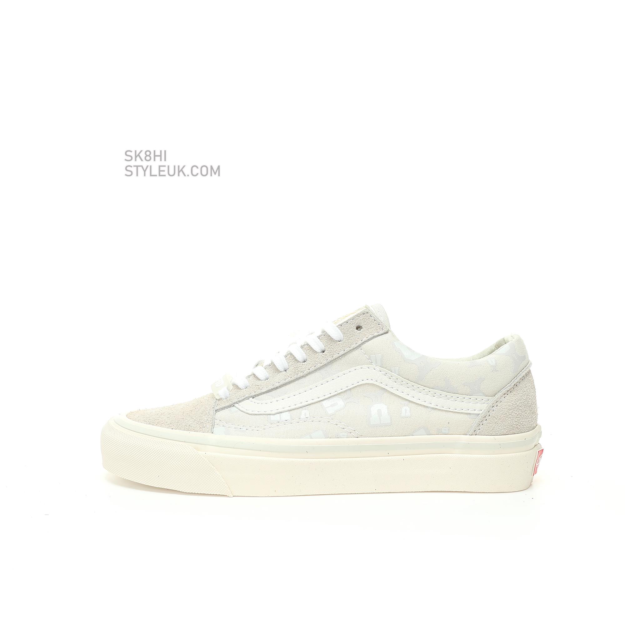 Undefeated x Vault by Vans Og Old Skool Lx Mens Womens - U-Man - Blanc de Blanc/White VN0A4P3XJVY Shoes