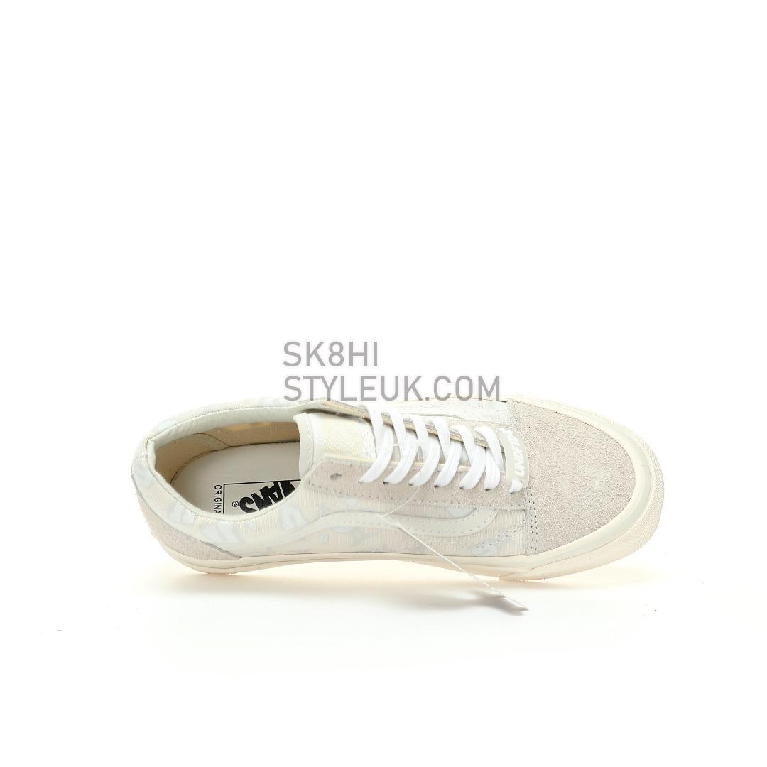 Undefeated x Vault by Vans Og Old Skool Lx Mens Womens - U-Man - Blanc de Blanc/White VN0A4P3XJVY Shoes