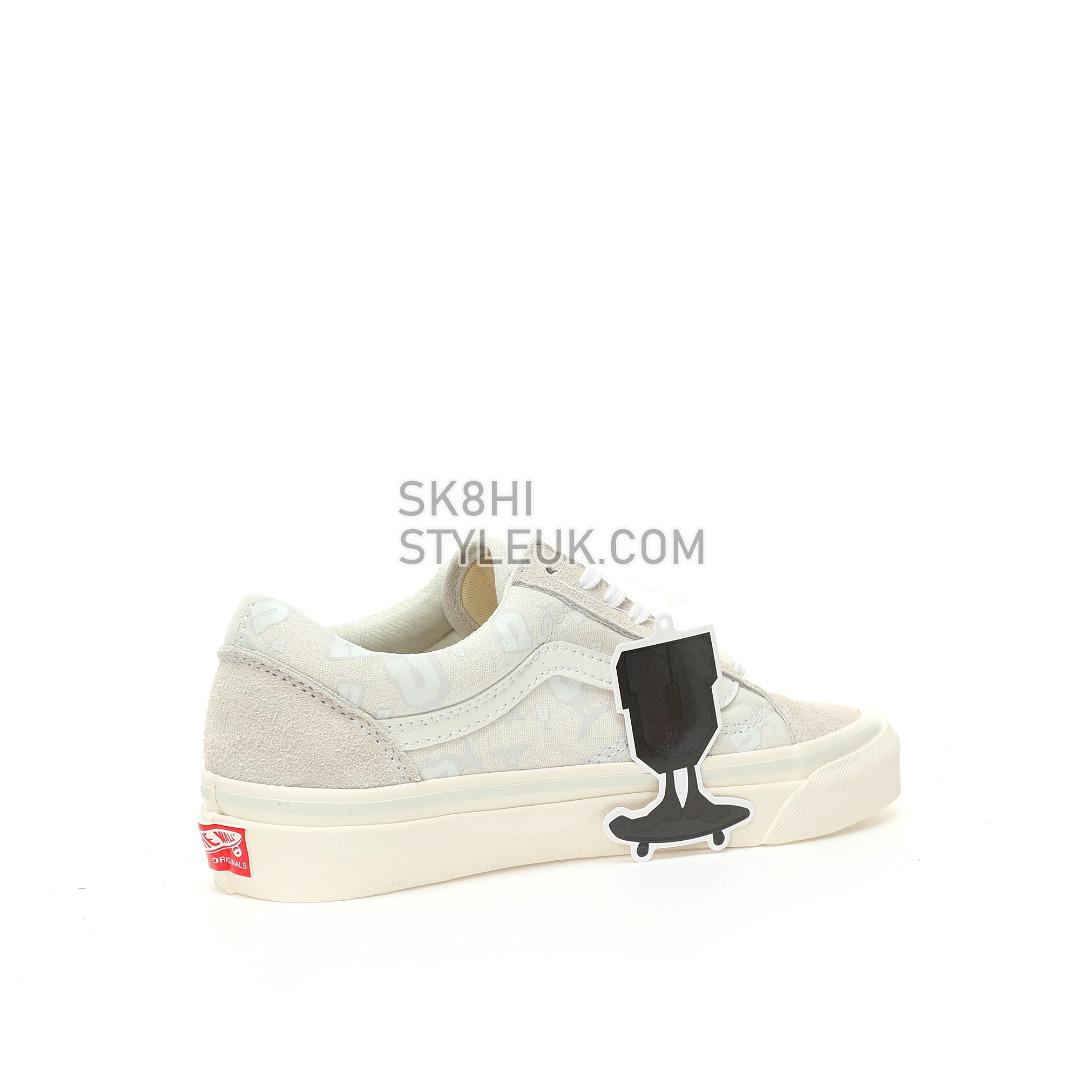 Undefeated x Vault by Vans Og Old Skool Lx Mens Womens - U-Man - Blanc de Blanc/White VN0A4P3XJVY Shoes