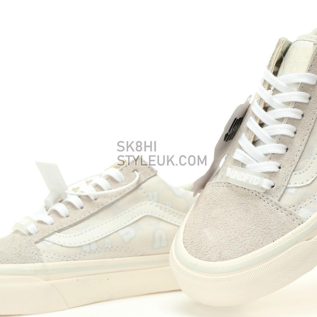 Undefeated x Vault by Vans Og Old Skool Lx Mens Womens - U-Man - Blanc de Blanc/White VN0A4P3XJVY Shoes