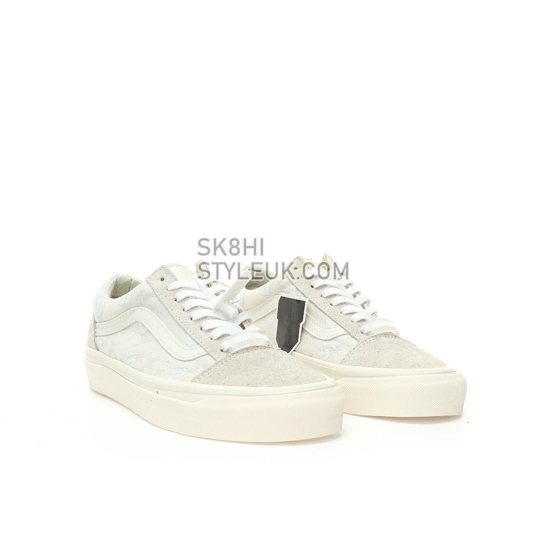 Undefeated x Vault by Vans Og Old Skool Lx Mens Womens - U-Man - Blanc de Blanc/White VN0A4P3XJVY Shoes