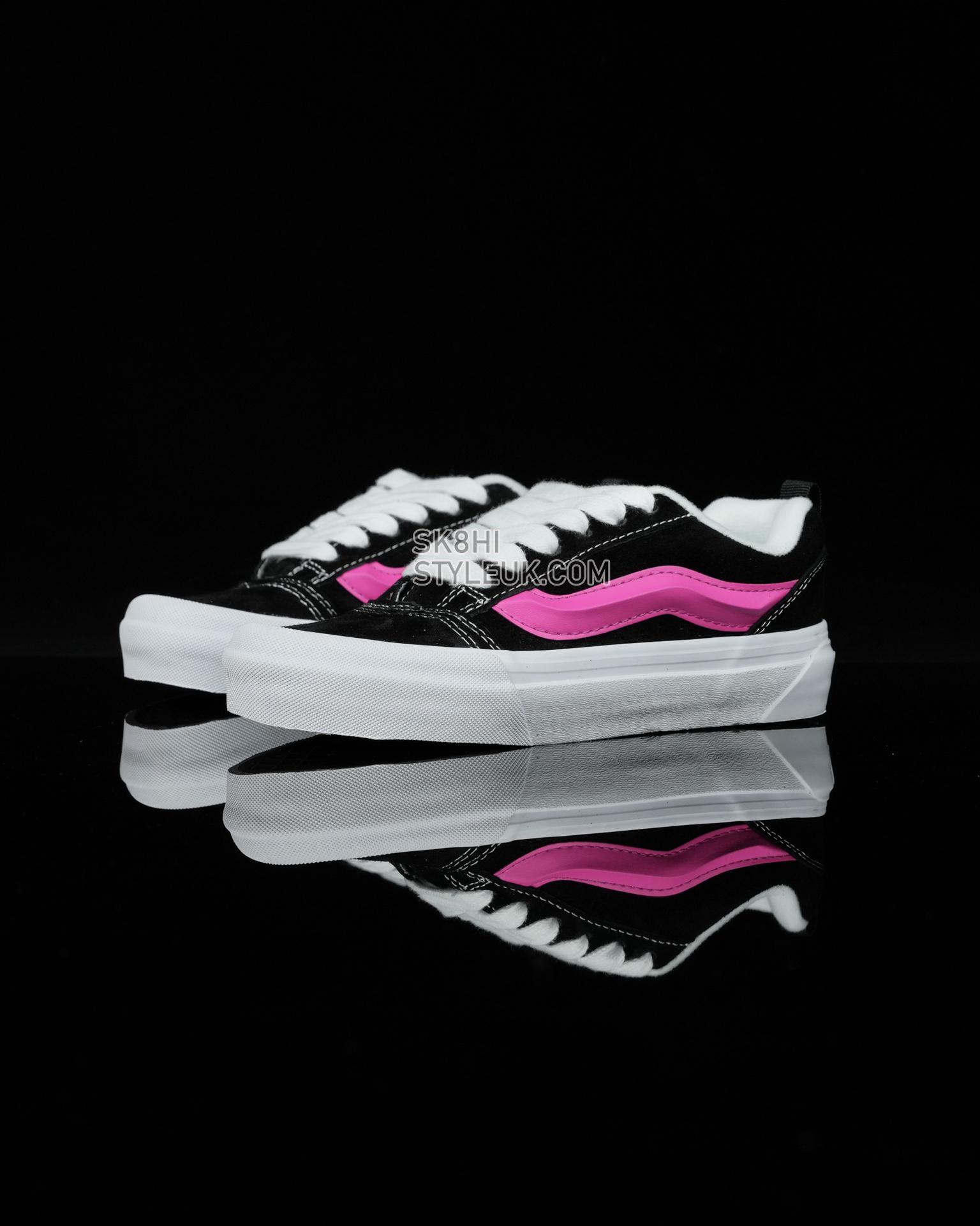 Vans Knu Skool Mens Womens - Black/Neon Pink VN0005UZBFY-1 Shoes