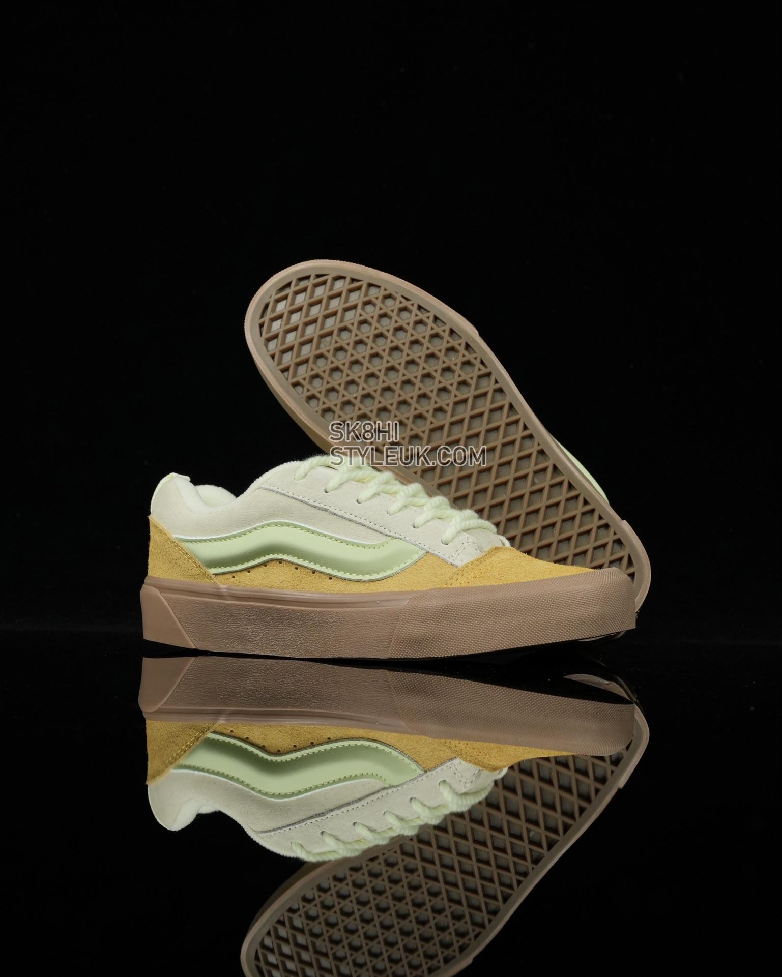 Vans Knu Skool Freshly Baked Bread Mens Womens - Yellow/Green/Gum VN0009QCCOP Shoes