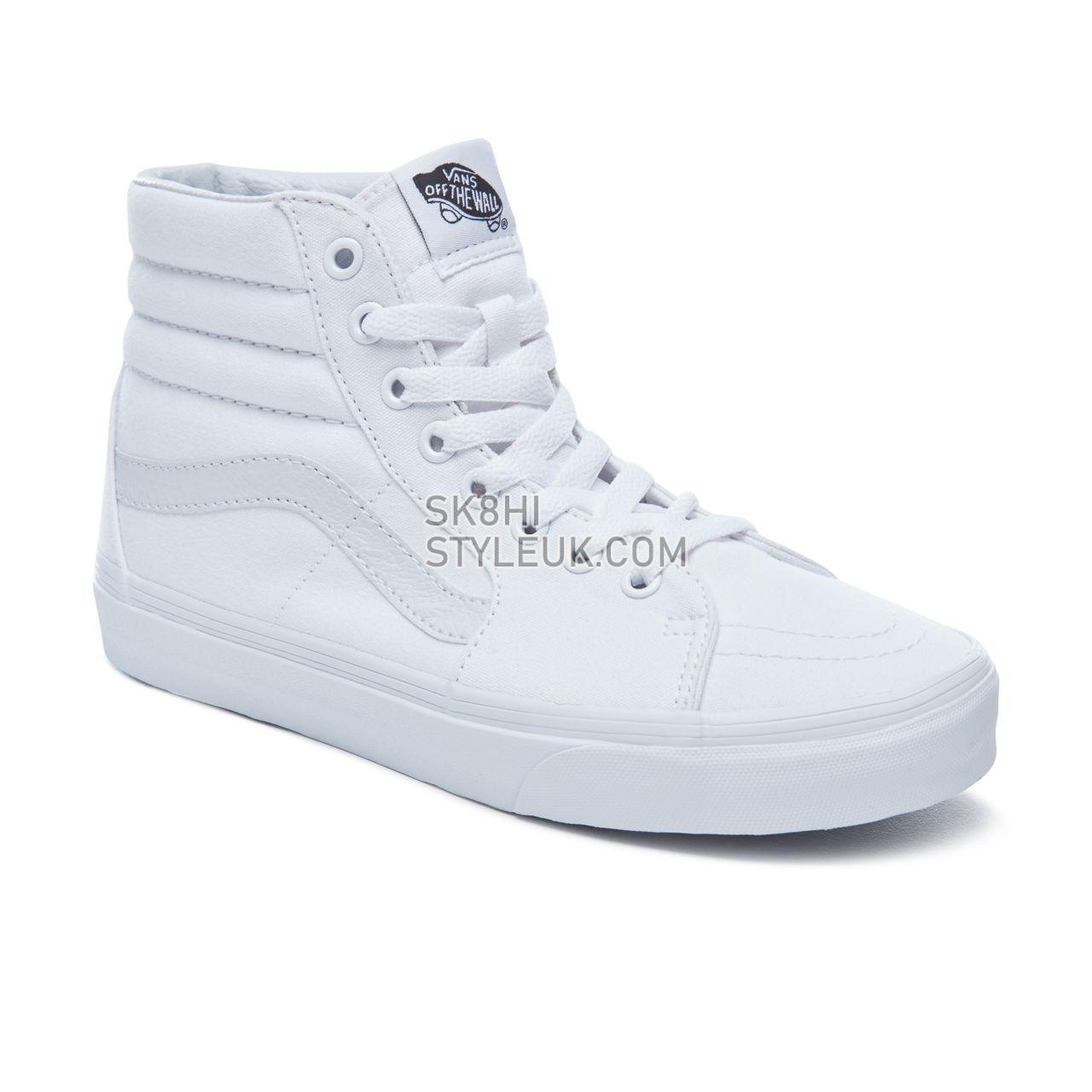 Vans Sk8-Hi Classic Mens Womens - True White VN000D5IW00 Shoes