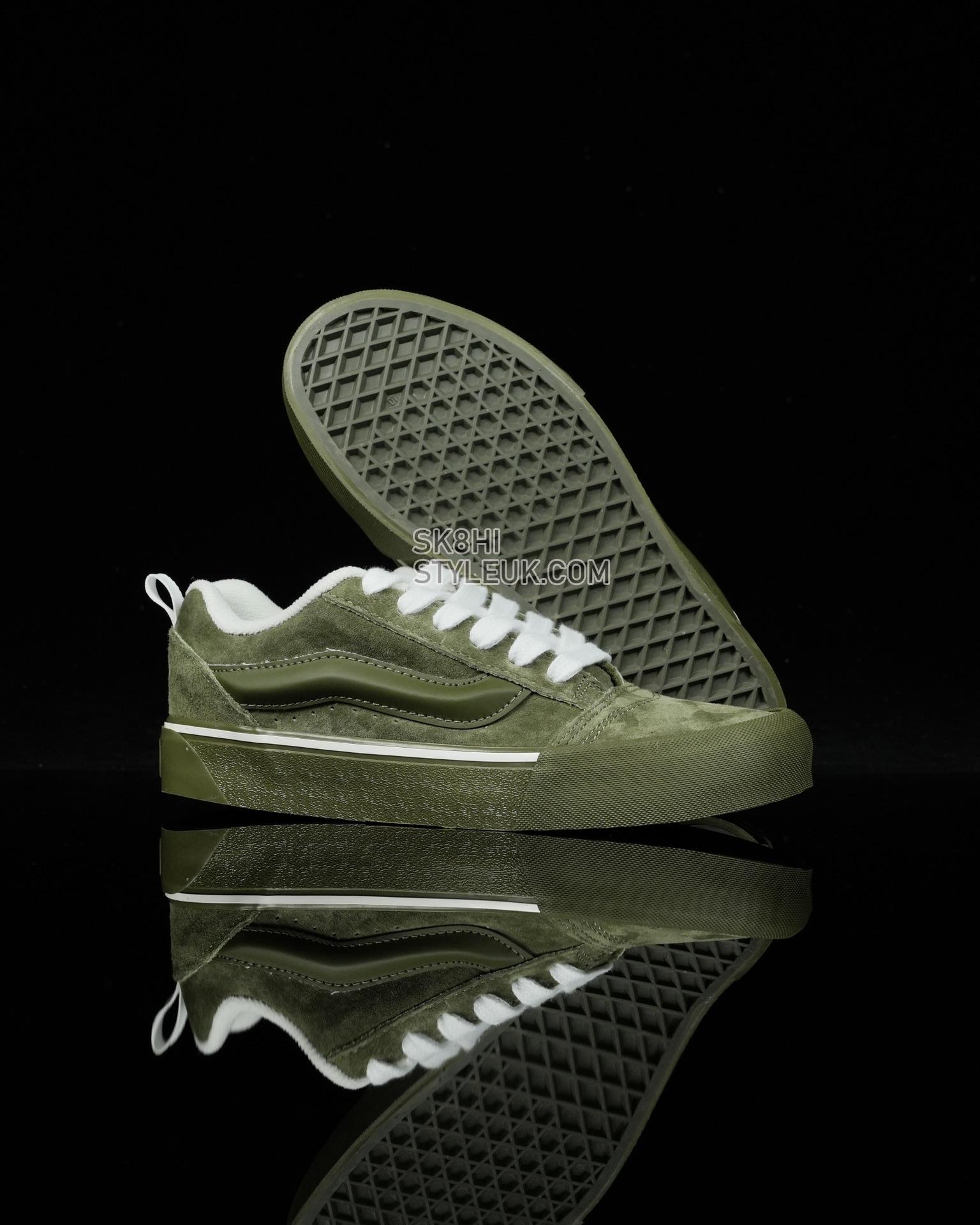 Vans Knu Skool Mono Mens Womens - Olive/Mint VN000CRPOLV Shoes