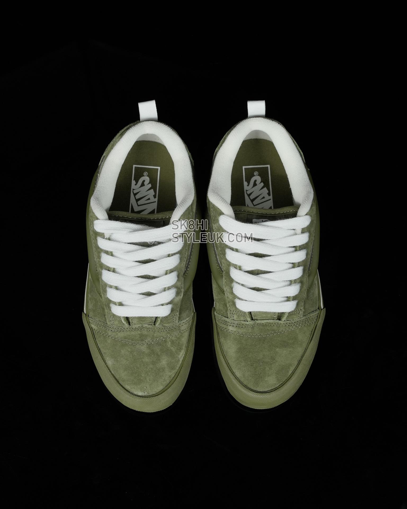 Vans Knu Skool Mono Mens Womens - Olive/Mint VN000CRPOLV Shoes