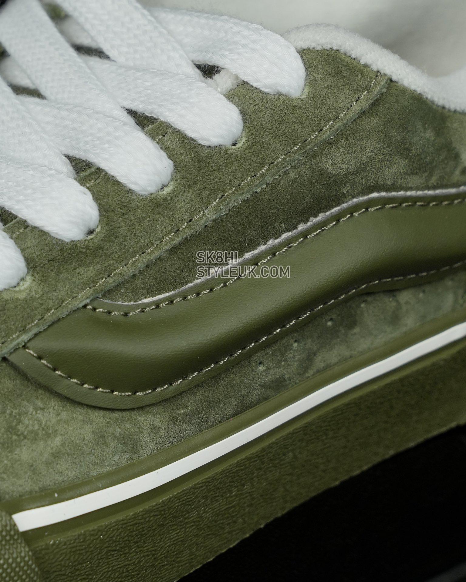 Vans Knu Skool Mono Mens Womens - Olive/Mint VN000CRPOLV Shoes