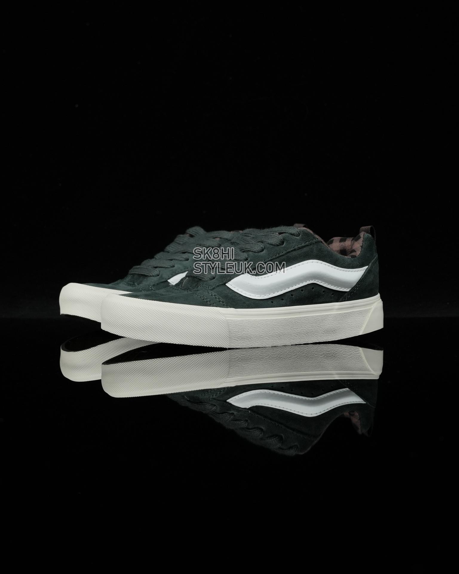 Vans Knu Skool Mens Womens - Drak Green/White/Brown VN0009QCOLV-1 Shoes