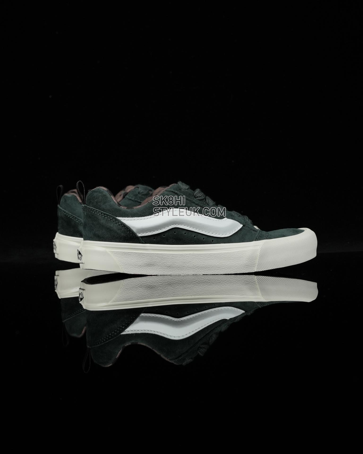 Vans Knu Skool Mens Womens - Drak Green/White/Brown VN0009QCOLV-1 Shoes