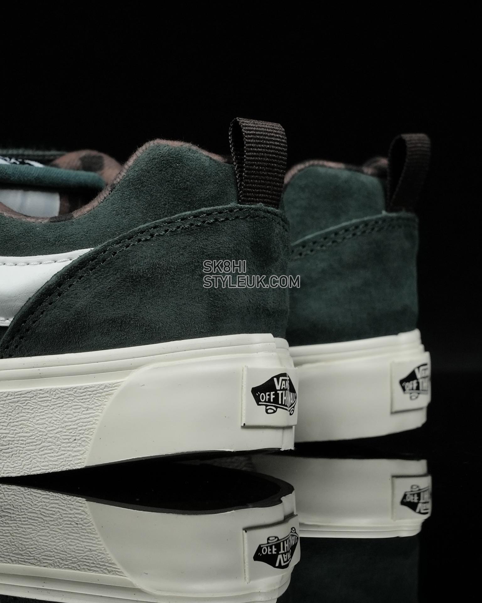 Vans Knu Skool Mens Womens - Drak Green/White/Brown VN0009QCOLV-1 Shoes