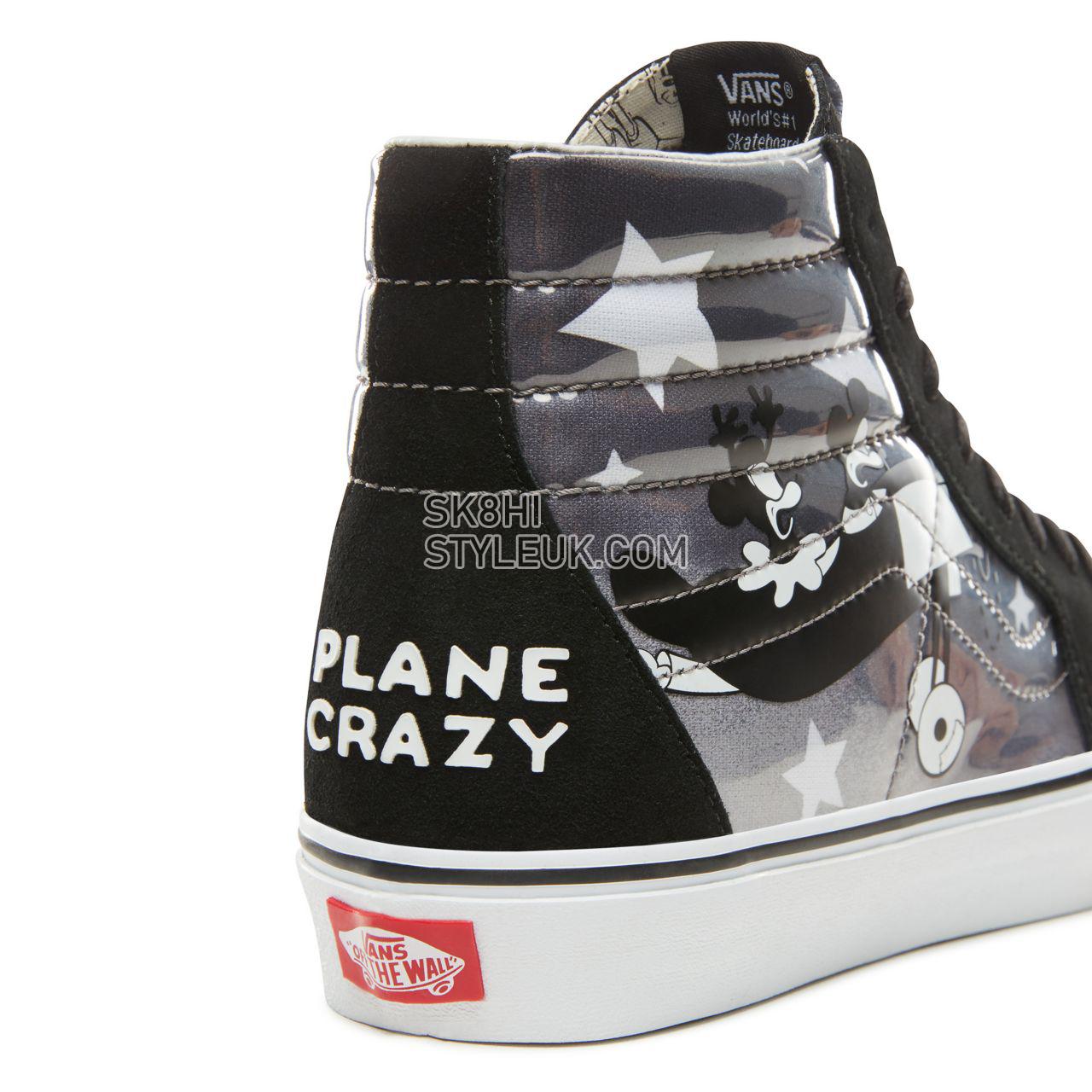 Vans Disney x Vans Sk8-Hi Classic Mens Womens - (Disney) Plane Crazy/True White VN0A38GEUPO Shoes