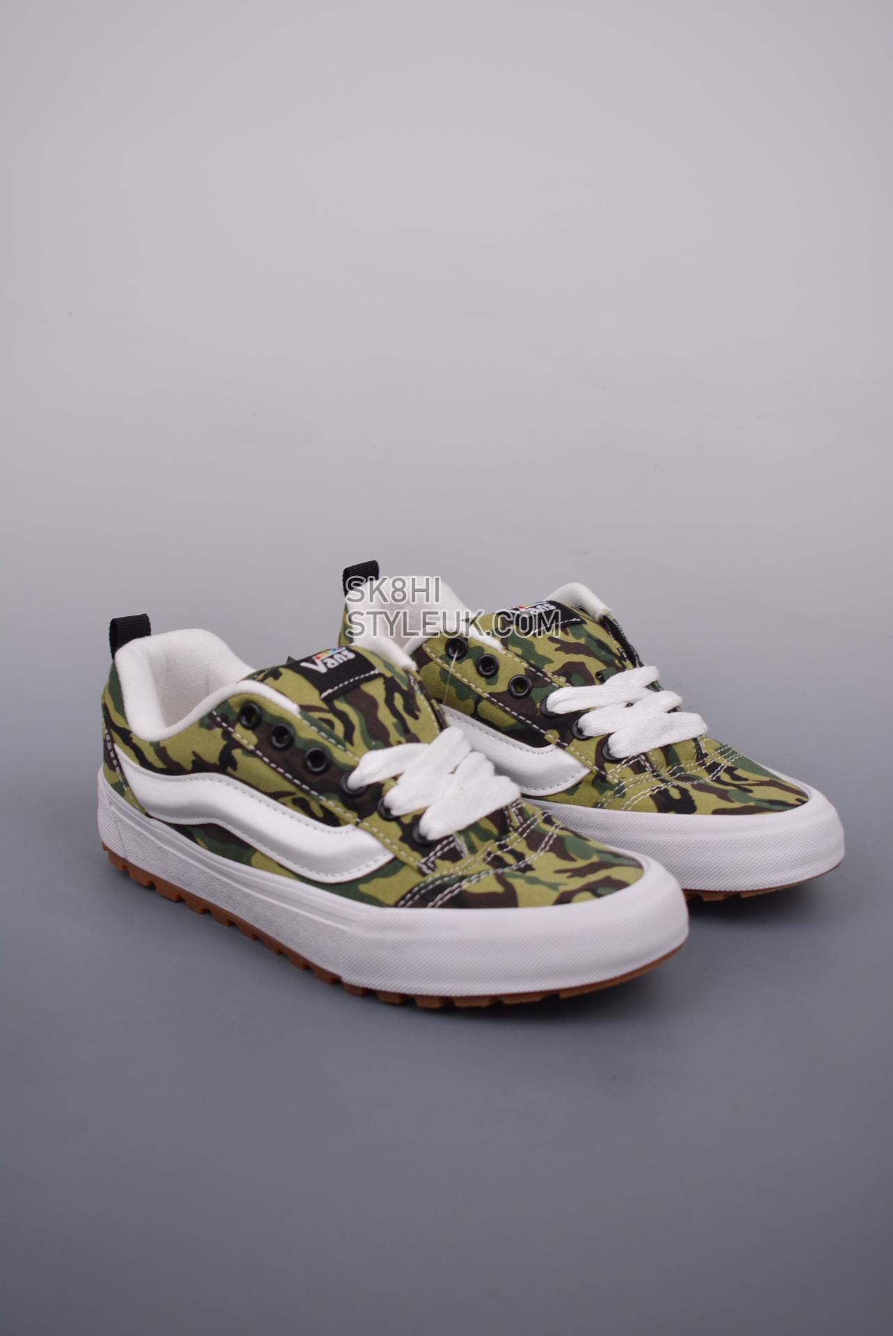 Imran Potato x Vans Knu Skool MTE-1 LX Mens Womens - Camo Olive/White VNOA5AOAY33-1 Shoes