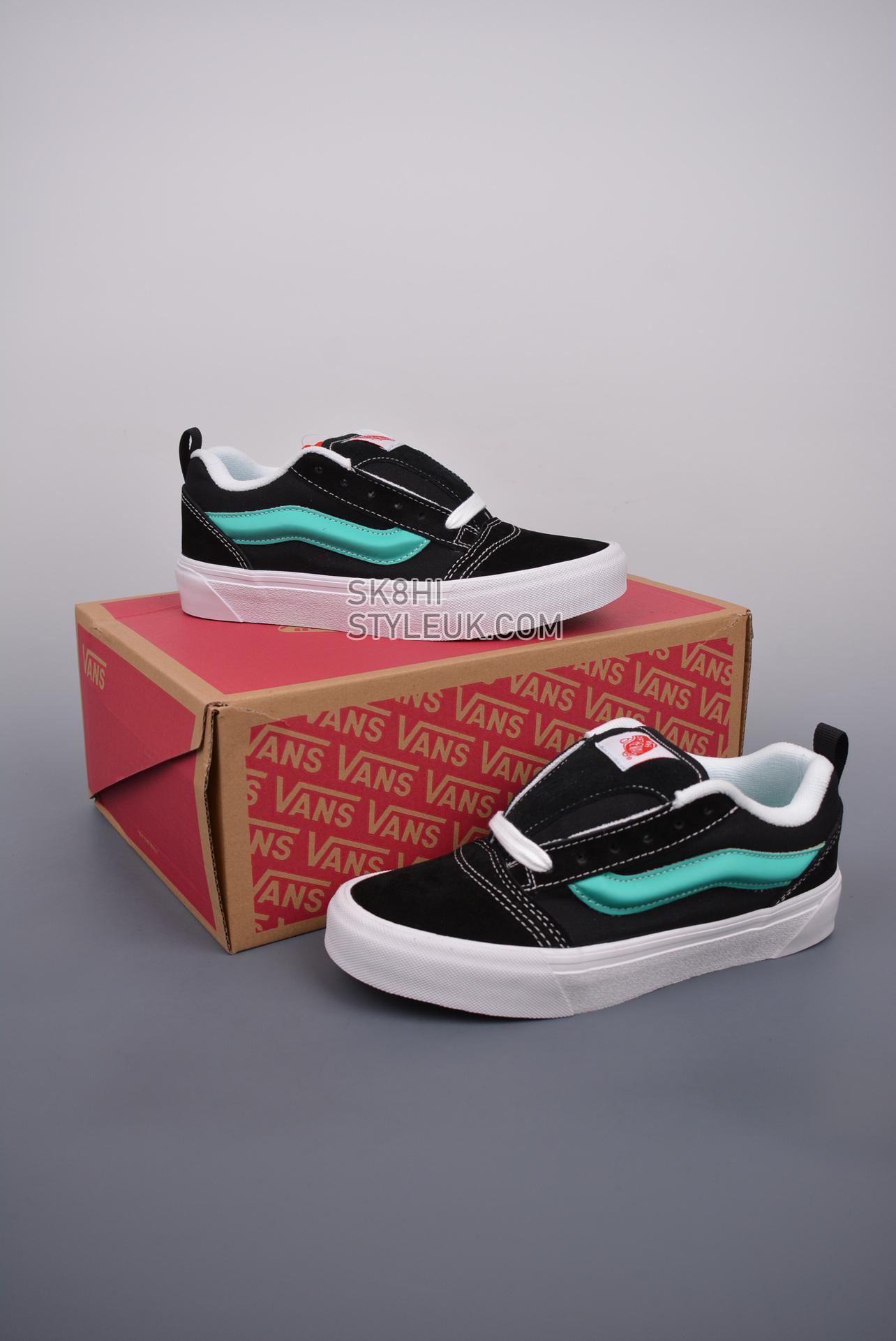 Vans Knu Skool Mens Womens - Black/Waterfall/Green VN0A3WM34FV-2 Shoes