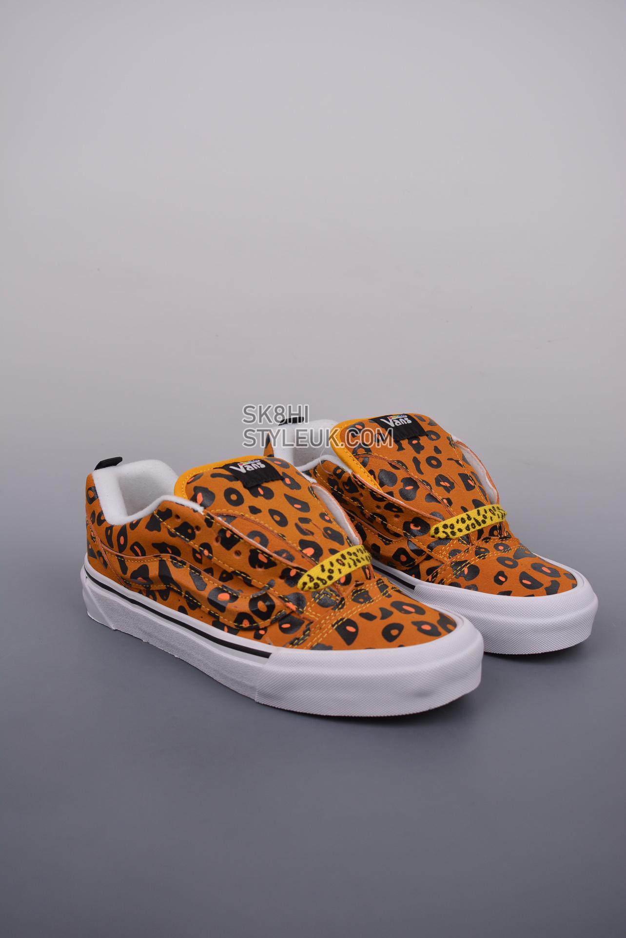 Imran Potato x Vans Knu Skool VR3 LX Leopard Mens Womens - Golden Glow/Bombay Brown/Black VN0A7Q5JB3G Shoes