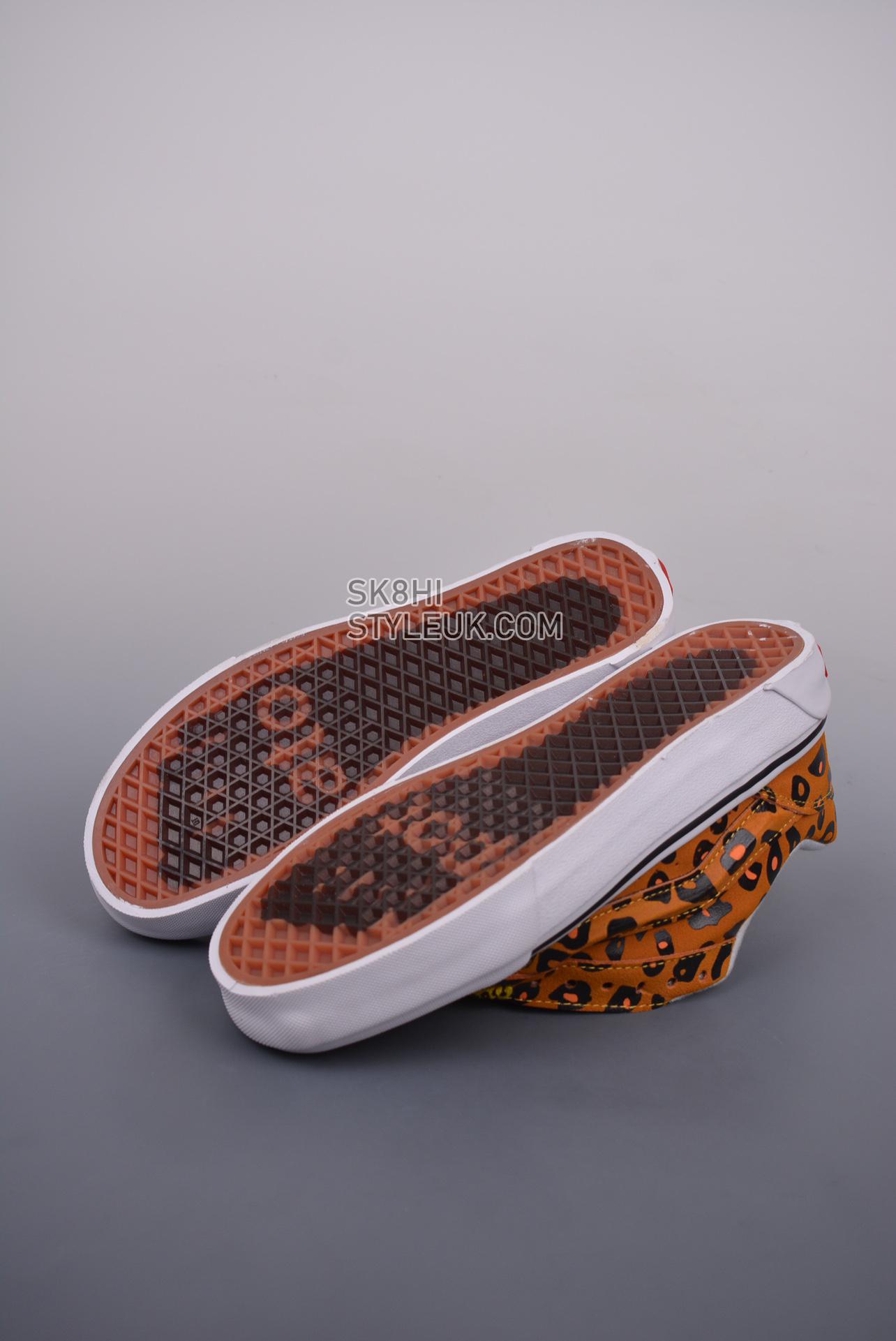 Imran Potato x Vans Knu Skool VR3 LX Leopard Mens Womens - Golden Glow/Bombay Brown/Black VN0A7Q5JB3G Shoes