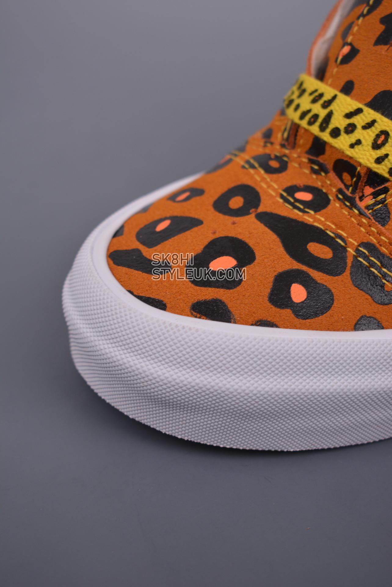 Imran Potato x Vans Knu Skool VR3 LX Leopard Mens Womens - Golden Glow/Bombay Brown/Black VN0A7Q5JB3G Shoes