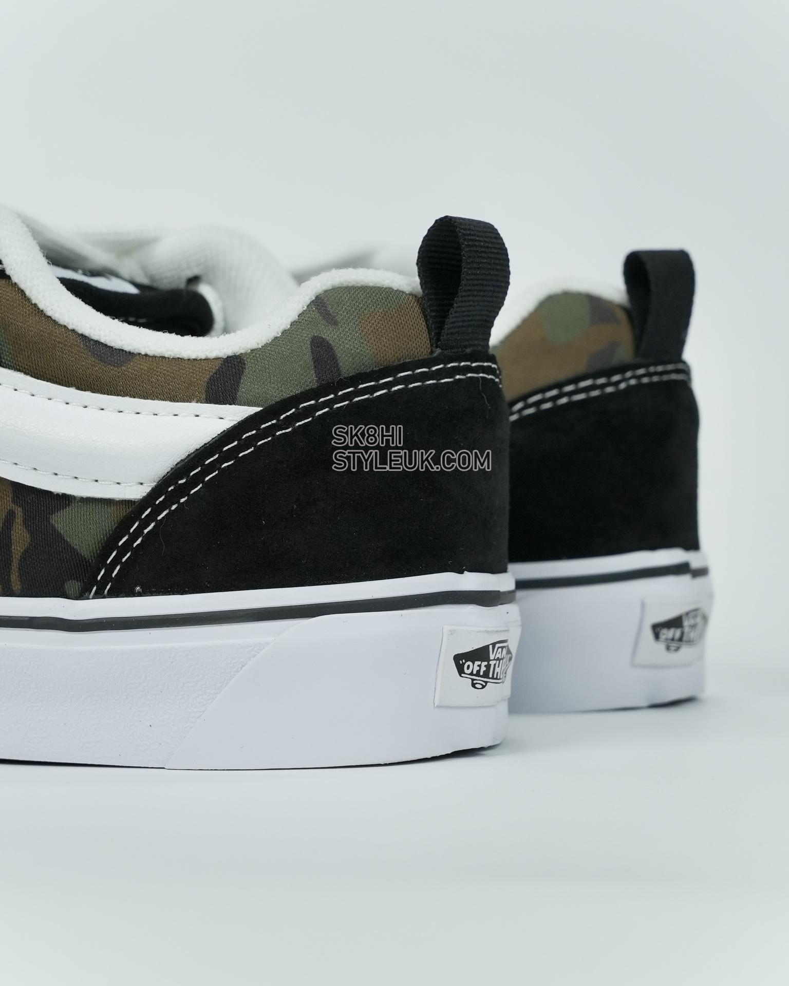 Vans Knu Skool Mens Womens - Camo Black/True White VN0009QCBMX Shoes