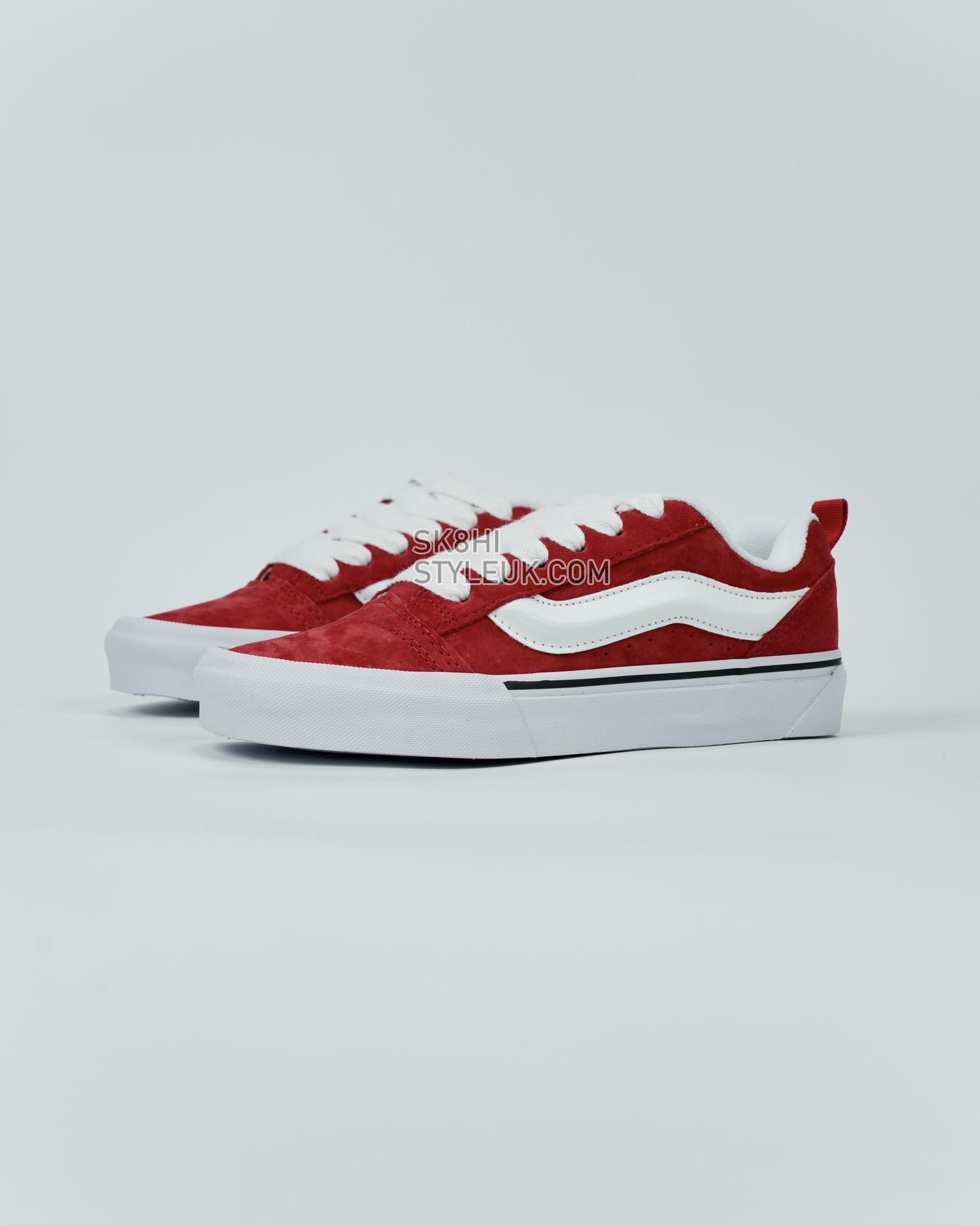 Vans Knu Skool Mens Womens - Red/White VN0009QCJV6 Shoes