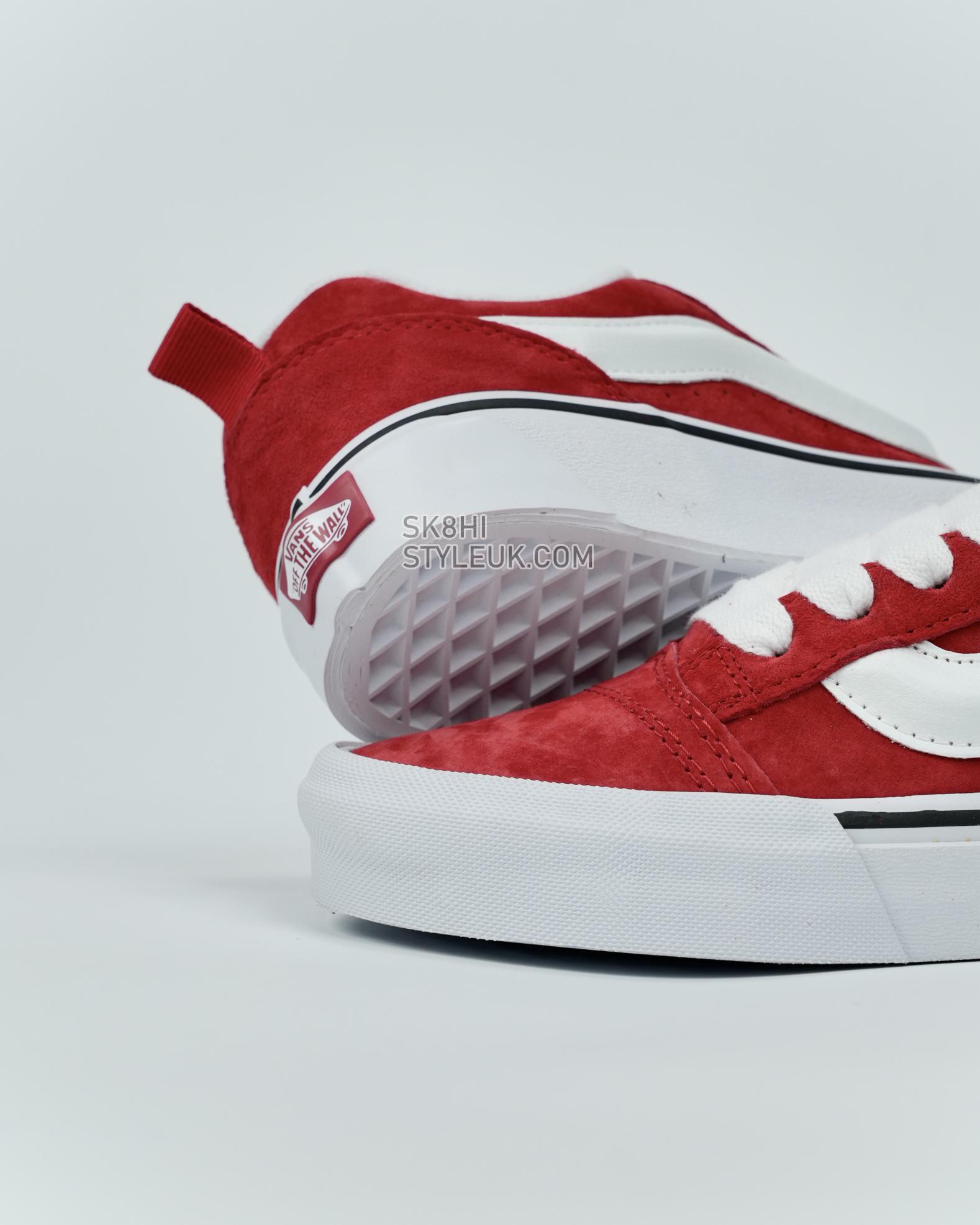 Vans Knu Skool Mens Womens - Red/White VN0009QCJV6 Shoes