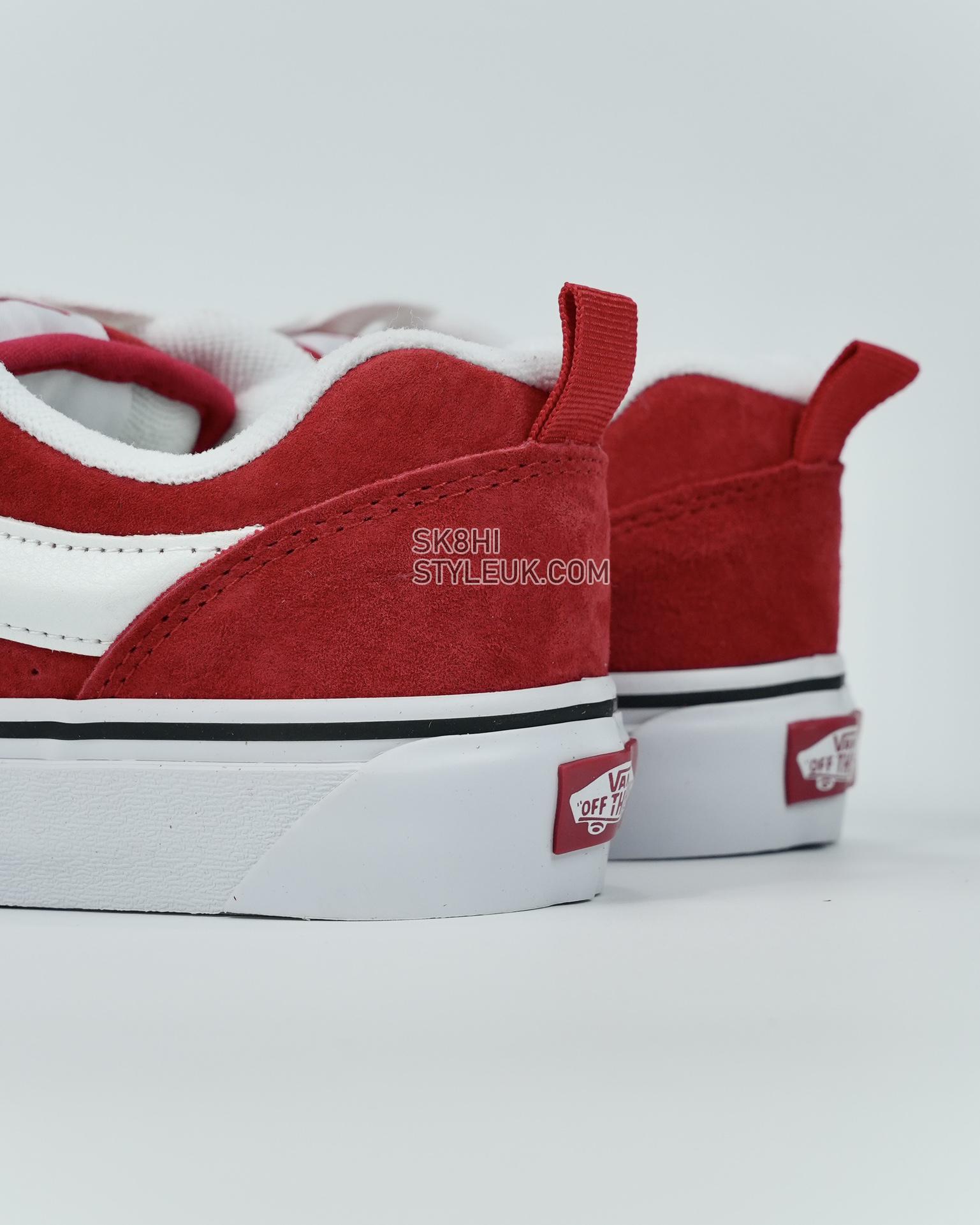 Vans Knu Skool Mens Womens - Red/White VN0009QCJV6 Shoes