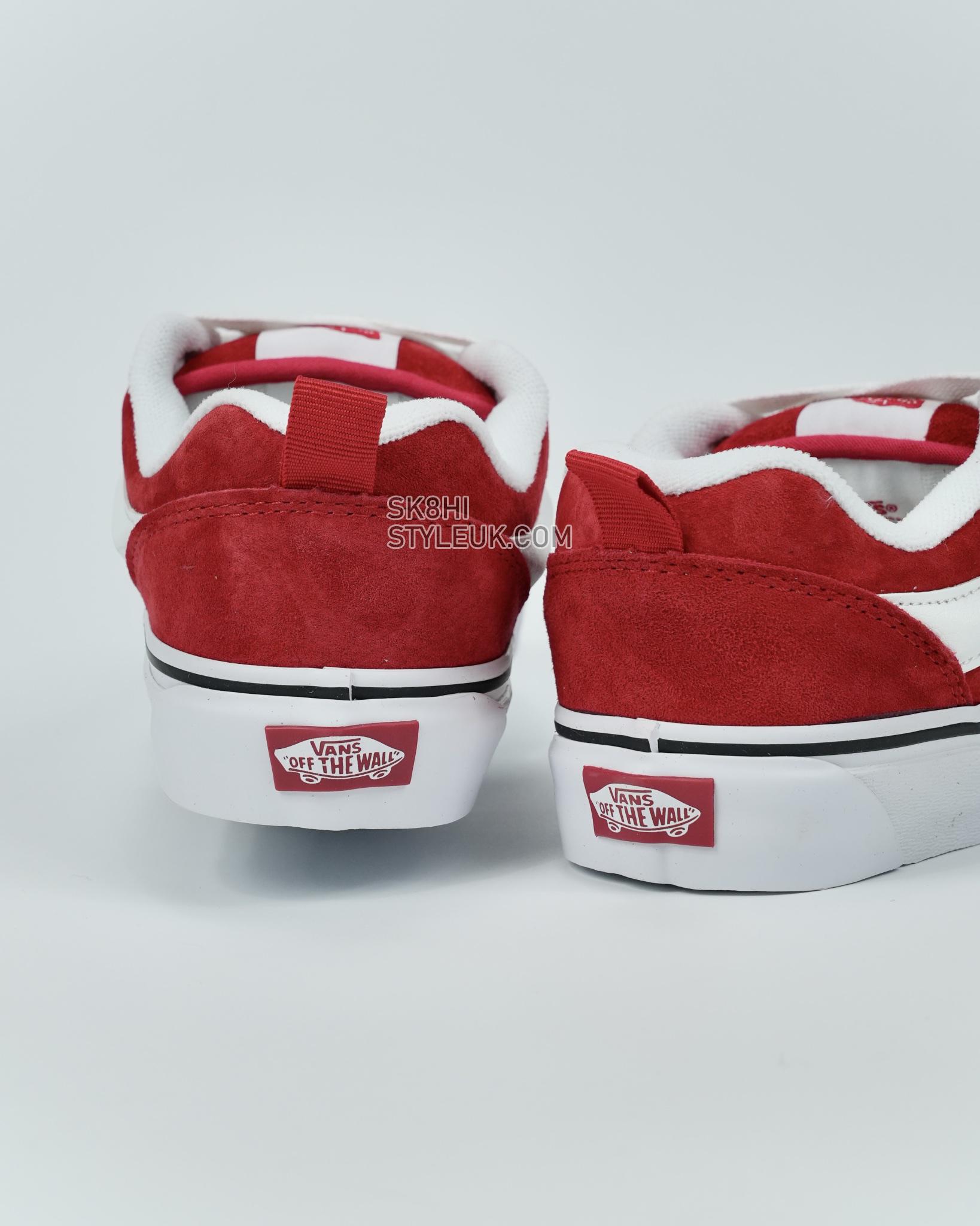 Vans Knu Skool Mens Womens - Red/White VN0009QCJV6 Shoes