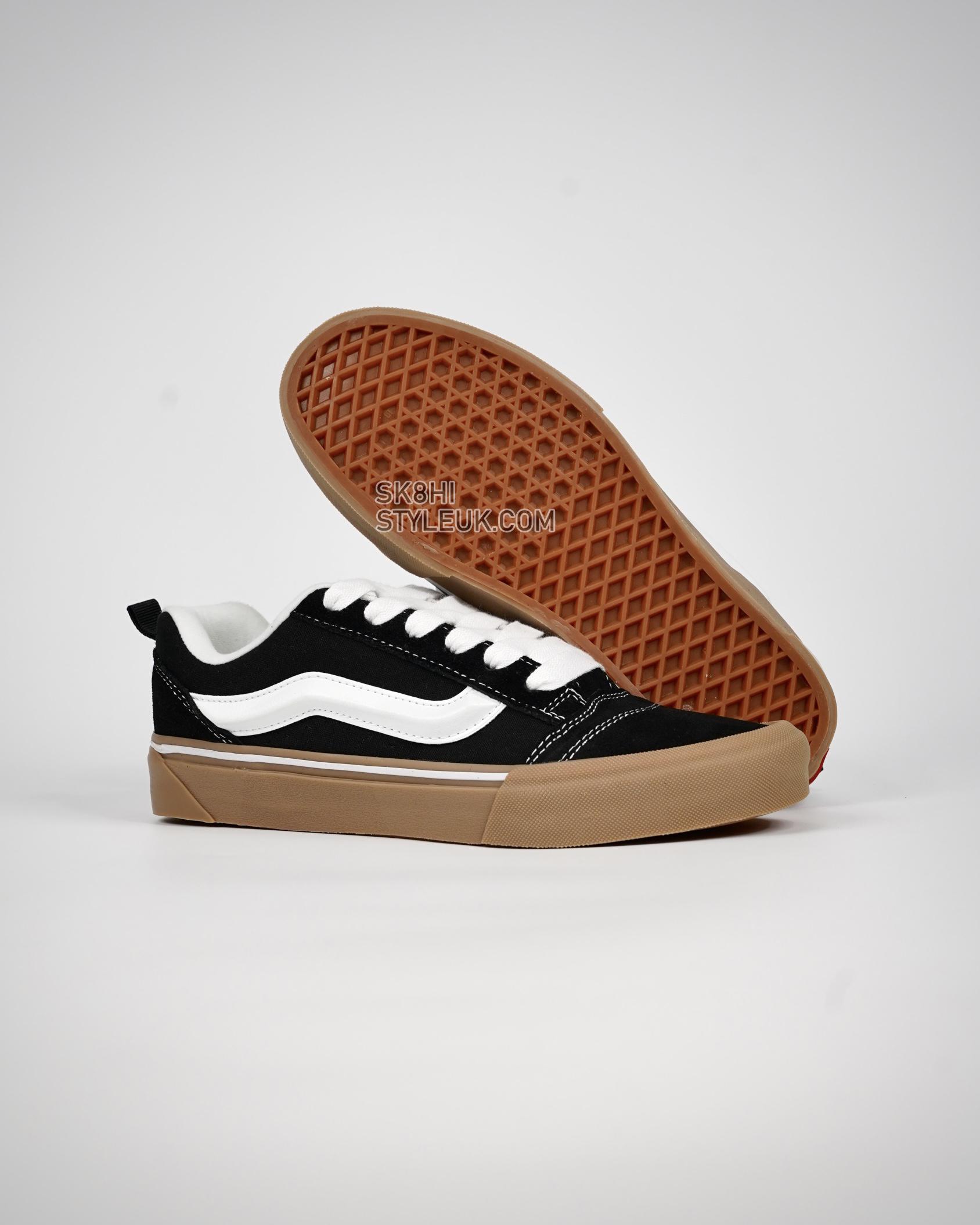 Imran Potato x Vans Knu Skool Mens Womens - Black/White/Gum VN0009QCB9M-1 Shoes