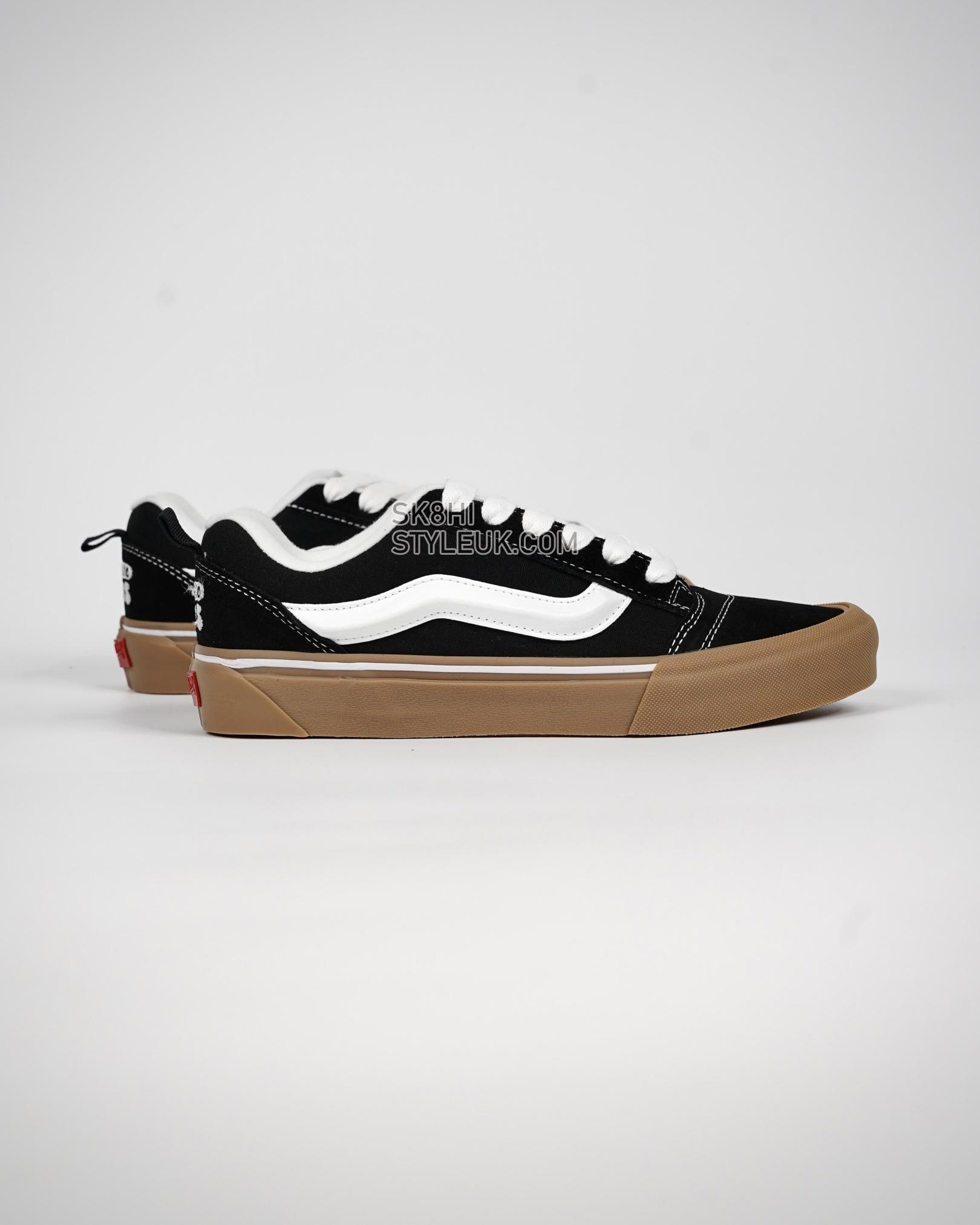 Imran Potato x Vans Knu Skool Mens Womens - Black/White/Gum VN0009QCB9M-1 Shoes