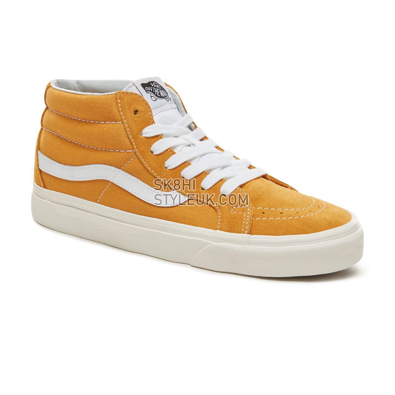 Vans Suede Retro Sport Sk8-Mid Reissue Classic Mens Womens - (Retro Sport) Sunflower VA3MV8UCP Shoes