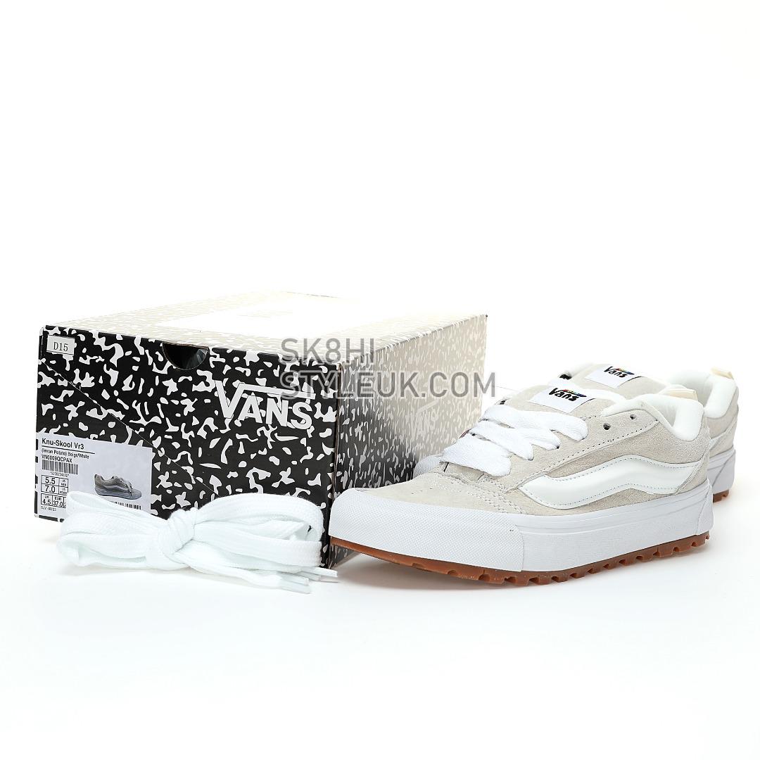 Imran Potato x Vans Knu Skool Vr3 Mens Womens - Beige/White VN000E3QBX9-3 Shoes