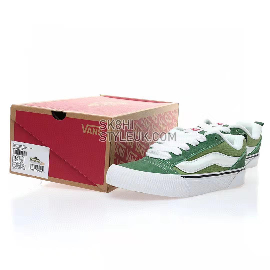 Vans Knu Skool Mens Womens - Green/White VN0009QCGRN-1 Shoes