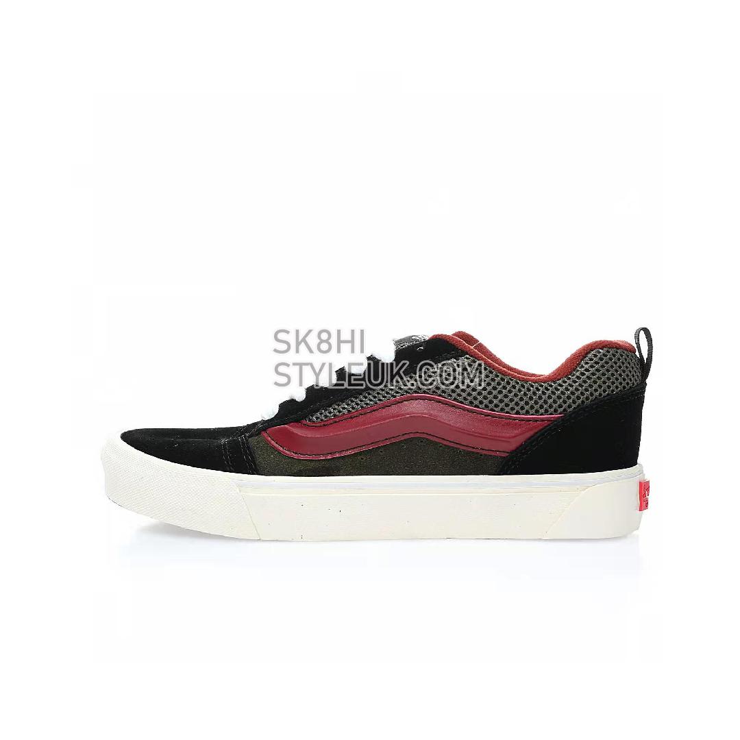 Vans Knu Skool VLT LX Devils Details Mens Womens - Kalamata/Black/Red VN0007QDBXV Shoes