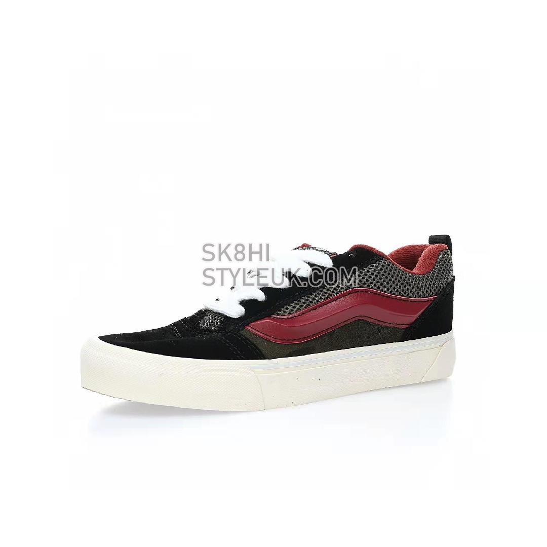 Vans Knu Skool VLT LX Devils Details Mens Womens - Kalamata/Black/Red VN0007QDBXV Shoes