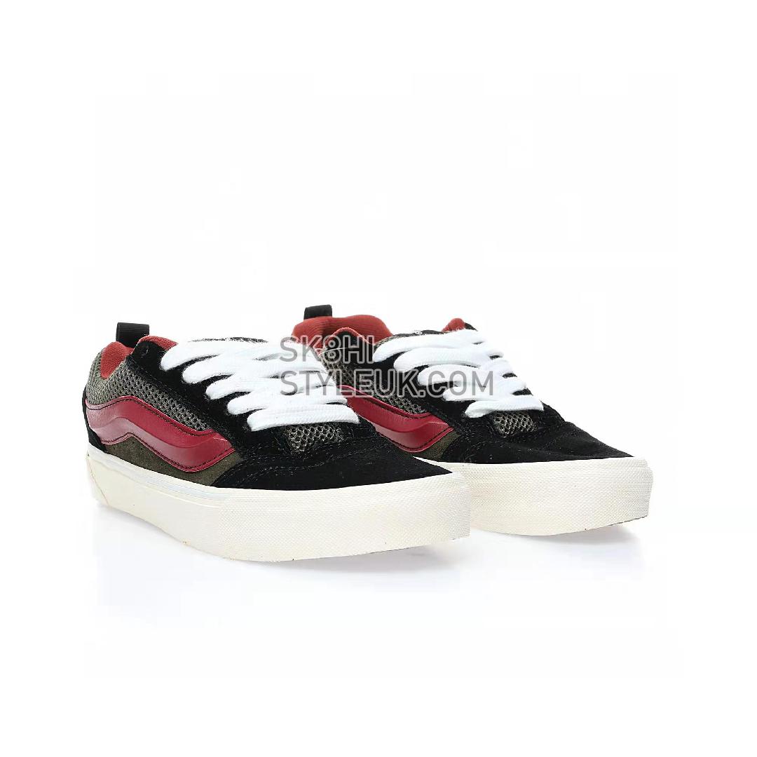 Vans Knu Skool VLT LX Devils Details Mens Womens - Kalamata/Black/Red VN0007QDBXV Shoes