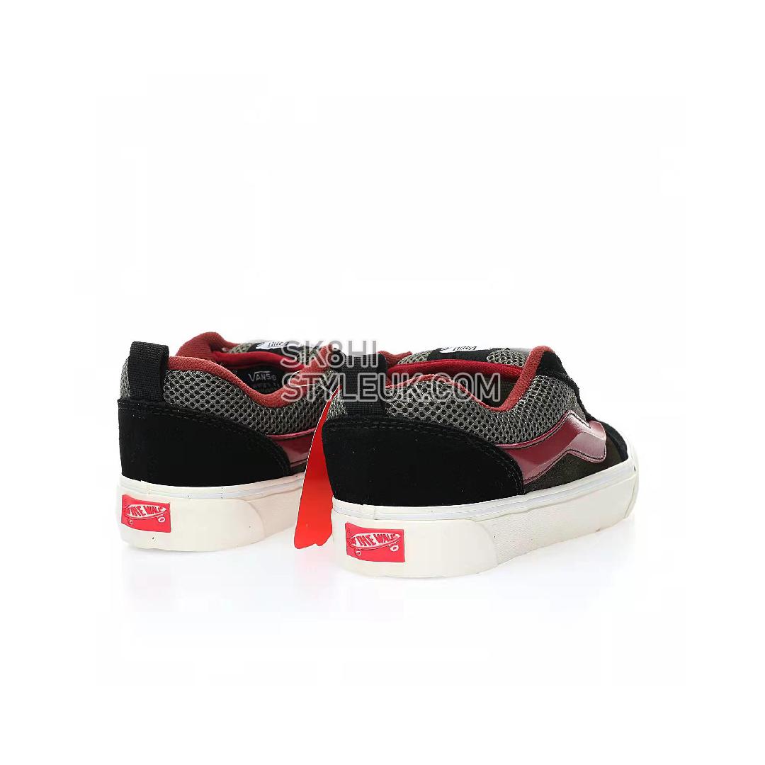 Vans Knu Skool VLT LX Devils Details Mens Womens - Kalamata/Black/Red VN0007QDBXV Shoes