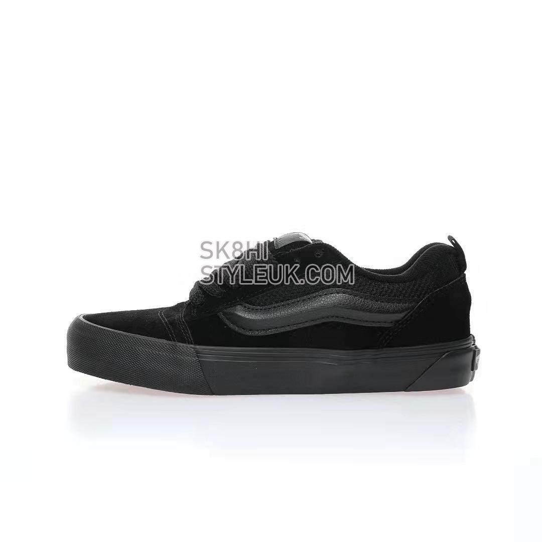 Vans Knu Skool Mens Womens - Triple Black/Black VN0009QCBKA Shoes