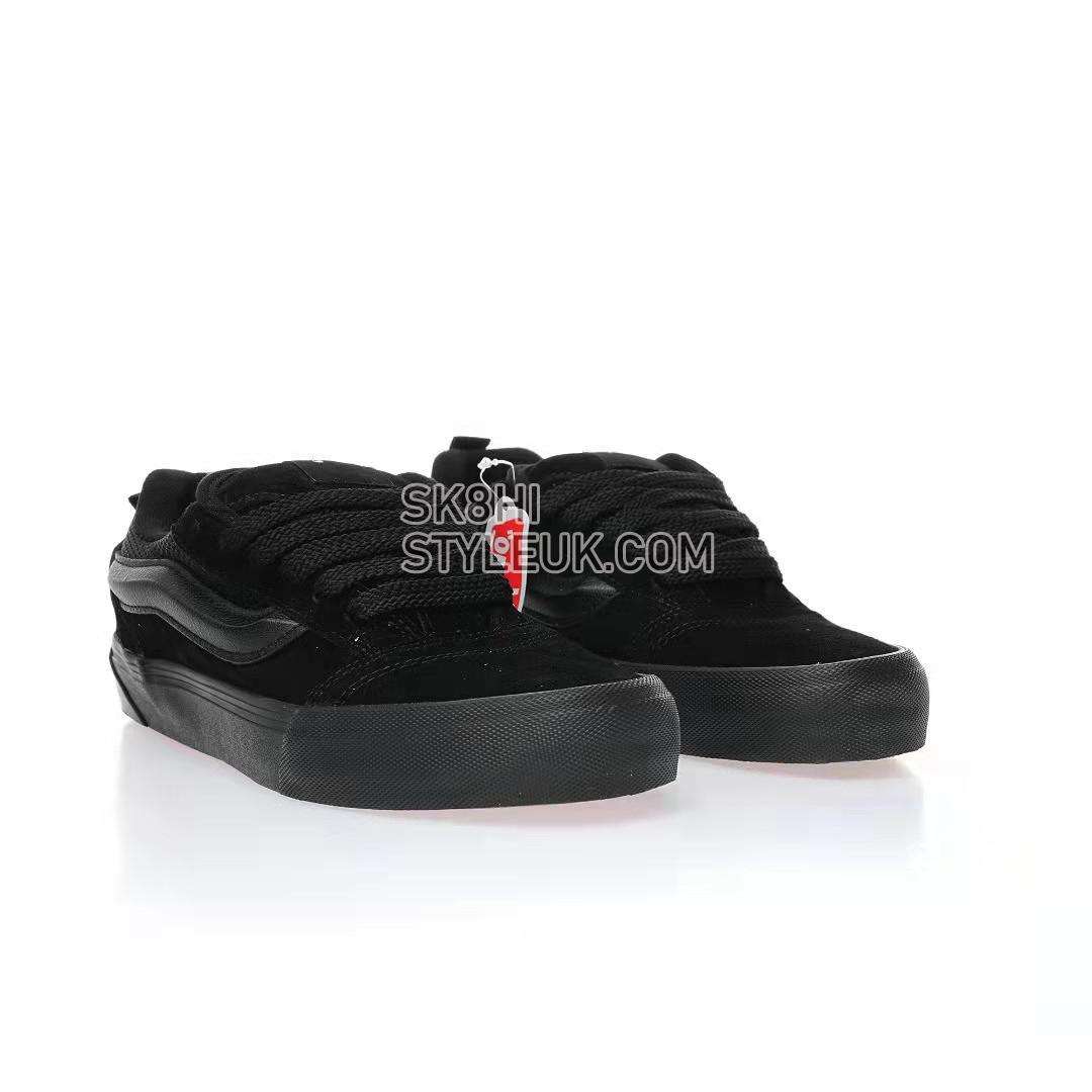 Vans Knu Skool Mens Womens - Triple Black/Black VN0009QCBKA Shoes