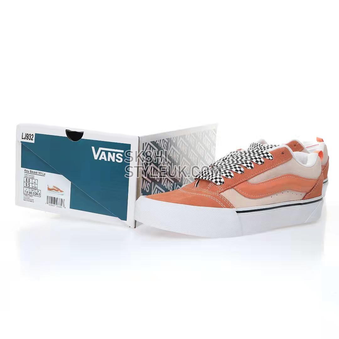 Vans Knu Skool VLT LX Mens Womens - Peach Dust/Orange VN0007QDBM0 Shoes